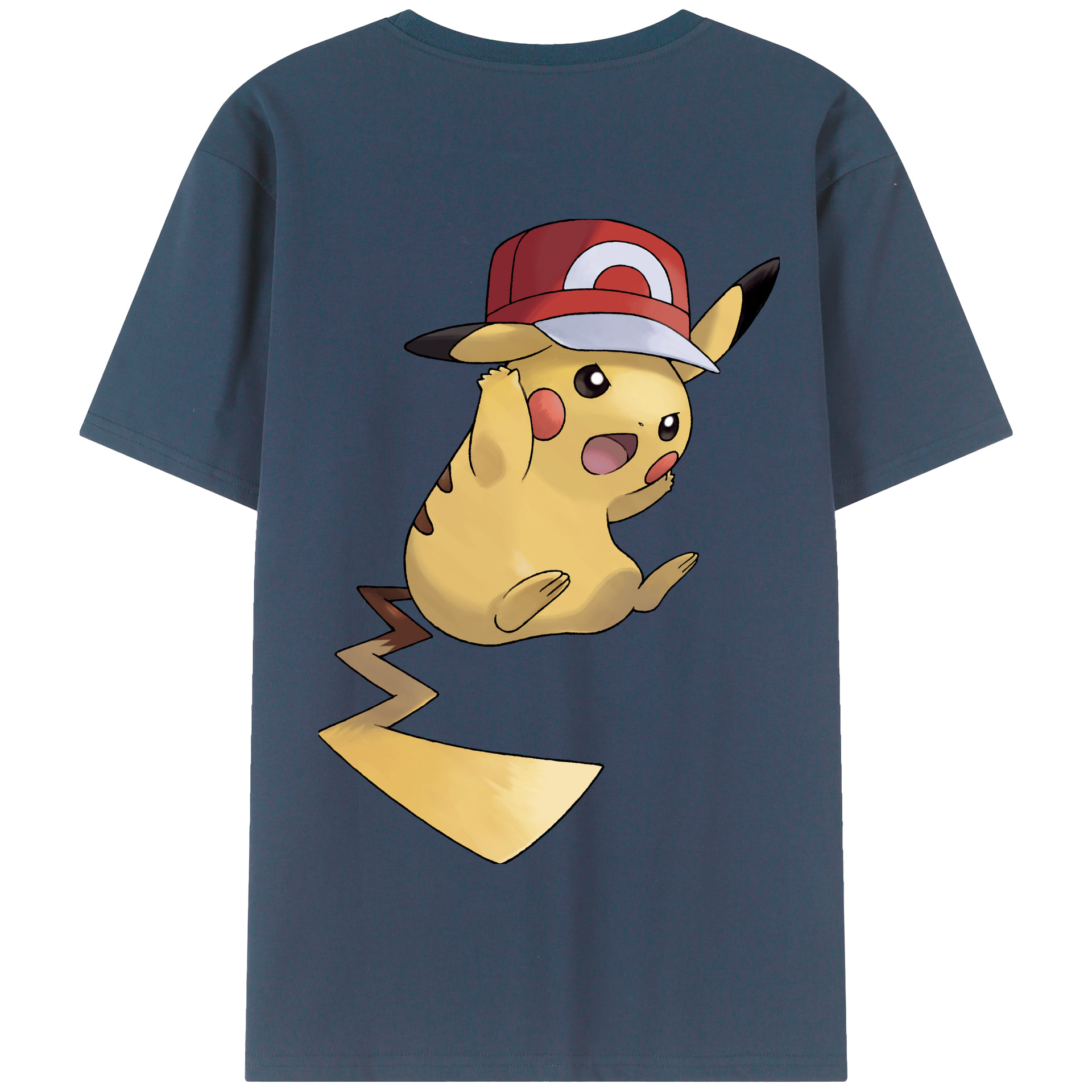 （画像用） ポケットモンスター Pokémon 綿100％半袖Tシャツ（背面プリント）