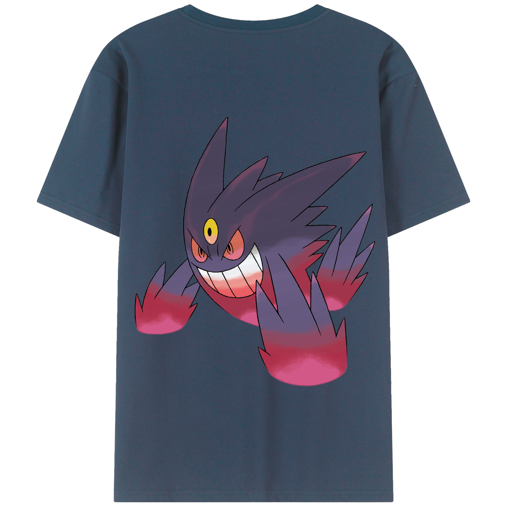 （画像用） ポケットモンスター Pokémon 綿100％半袖Tシャツ（背面プリント）