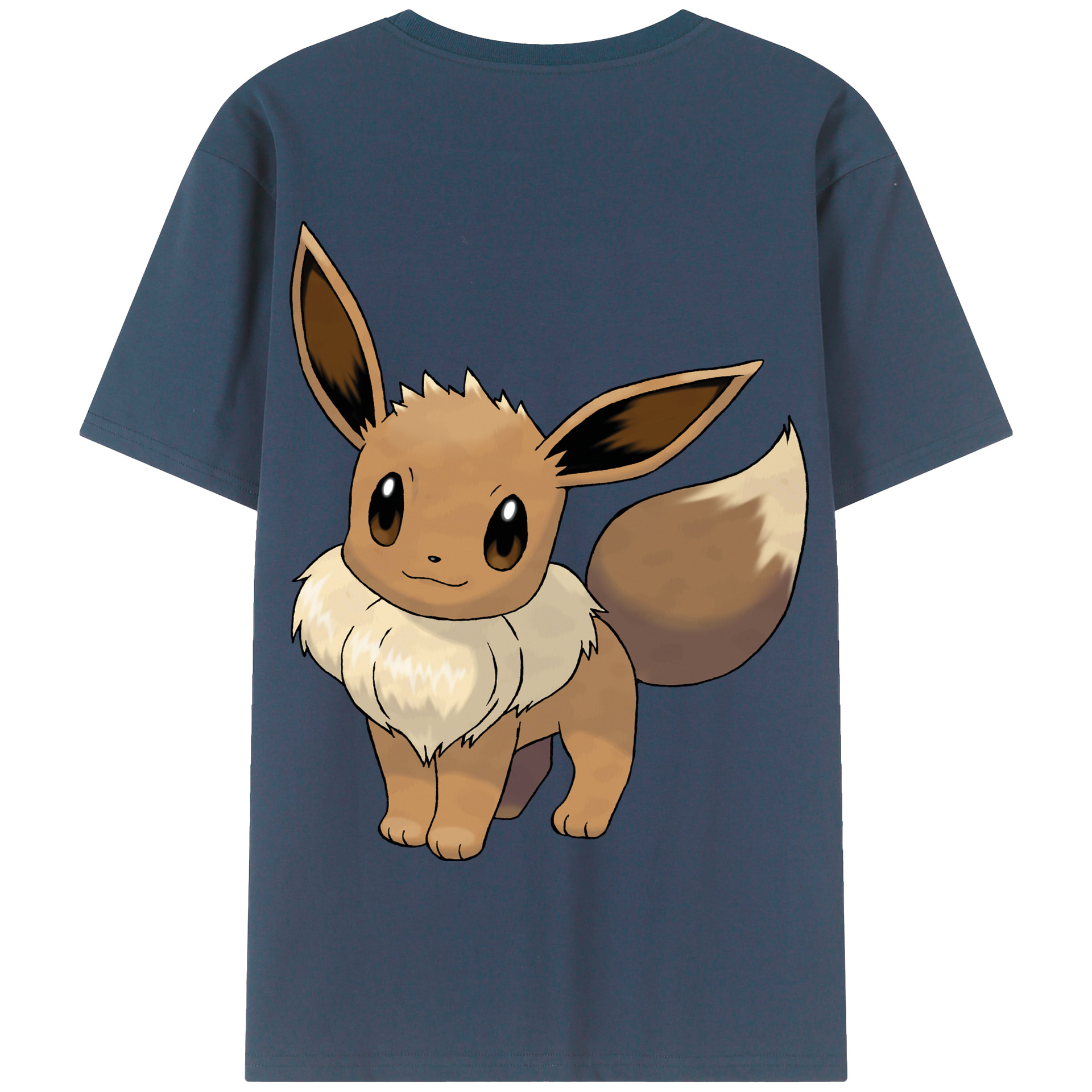 （画像用） ポケットモンスター Pokémon 綿100％半袖Tシャツ（背面プリント）
