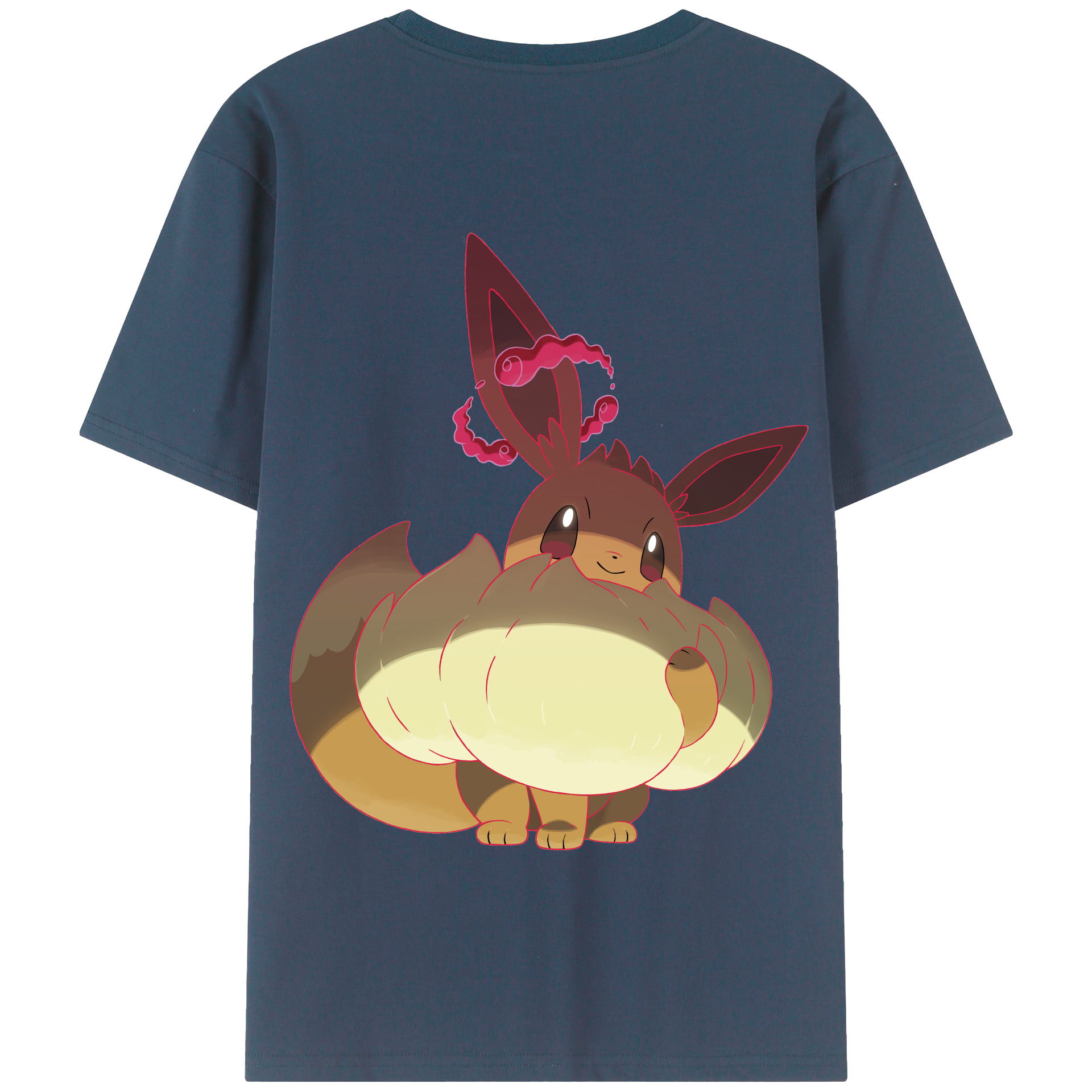 （画像用） ポケットモンスター Pokémon 綿100％半袖Tシャツ（背面プリント）