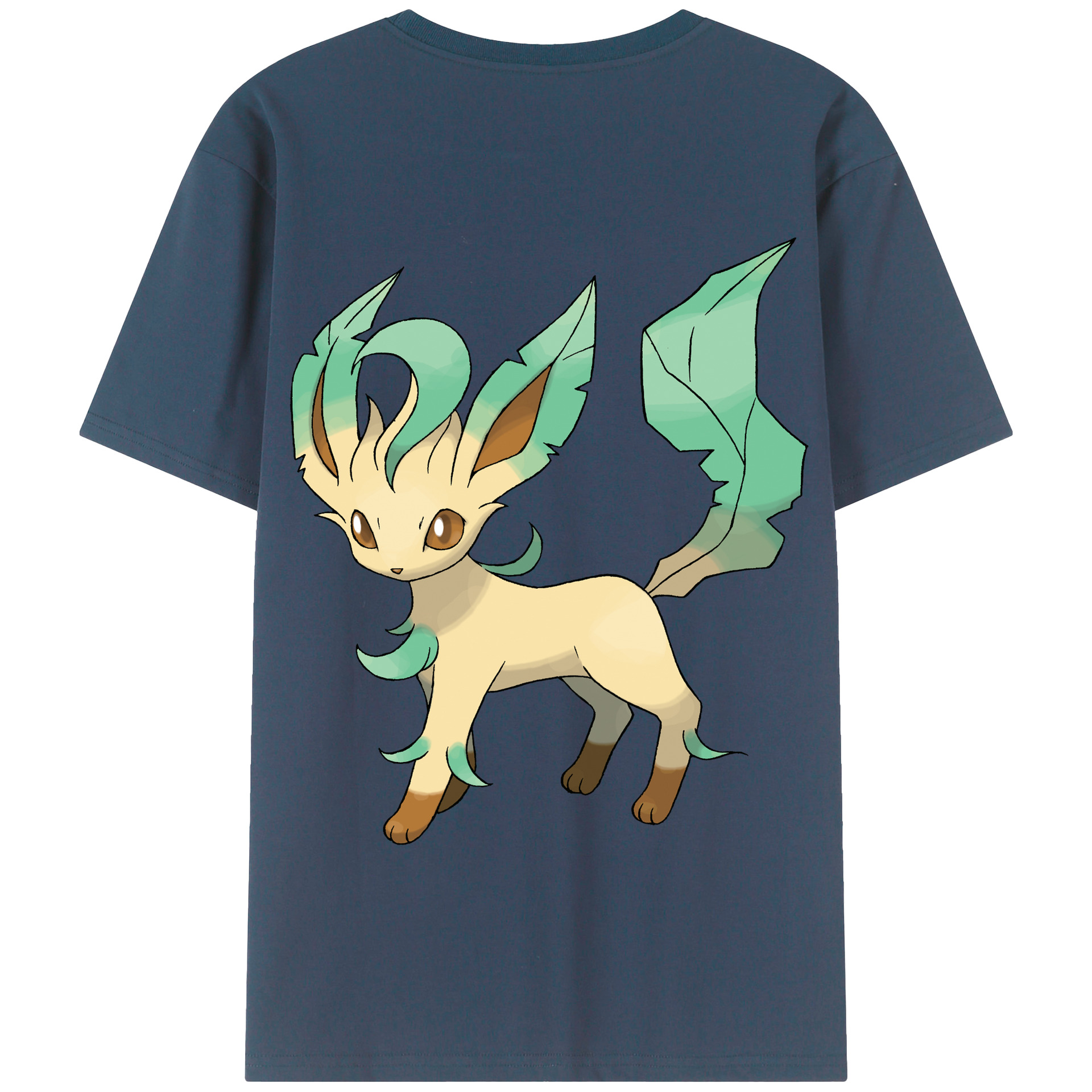 （画像用） ポケットモンスター Pokémon 綿100％半袖Tシャツ（背面プリント）