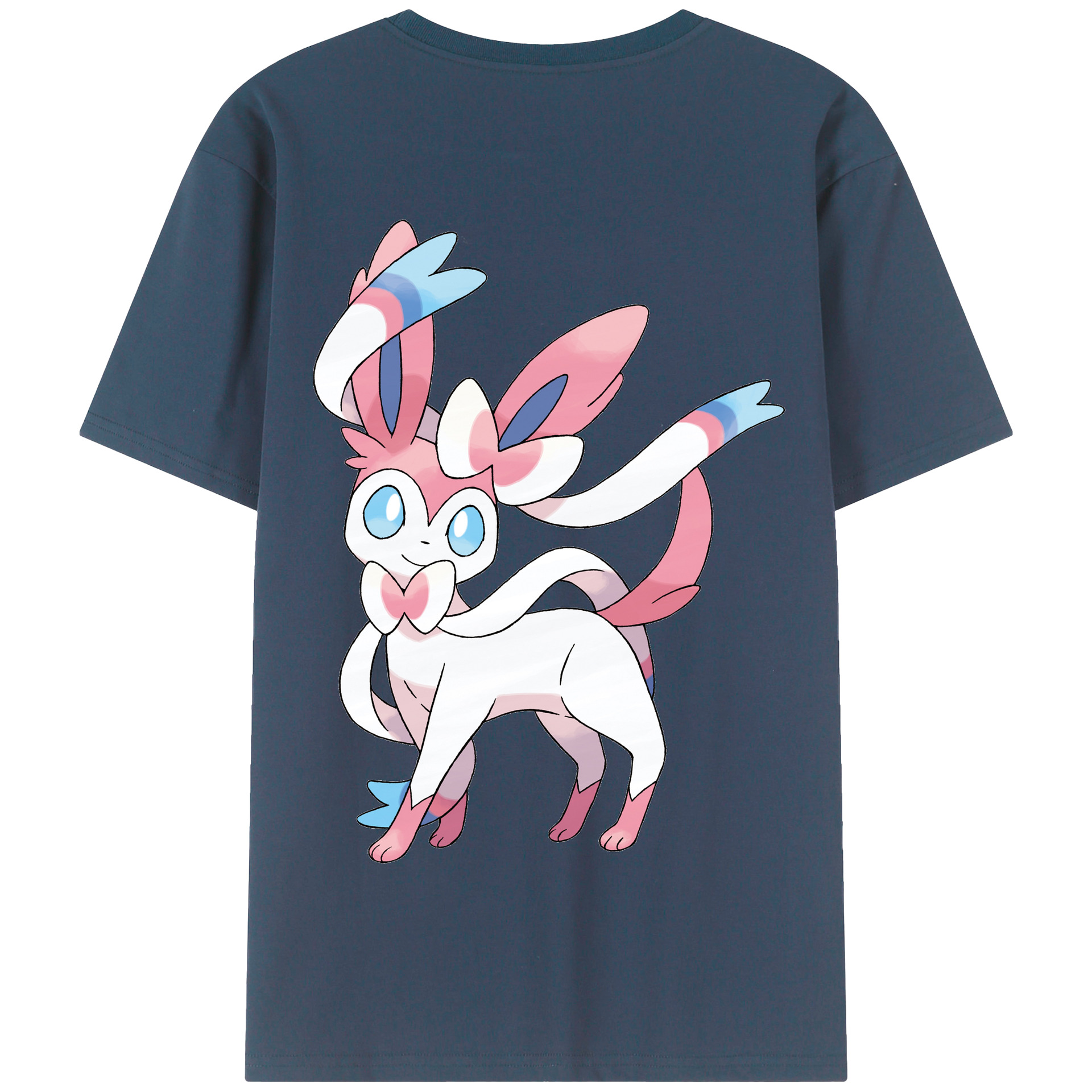 （画像用） ポケットモンスター Pokémon 綿100％半袖Tシャツ（背面プリント）