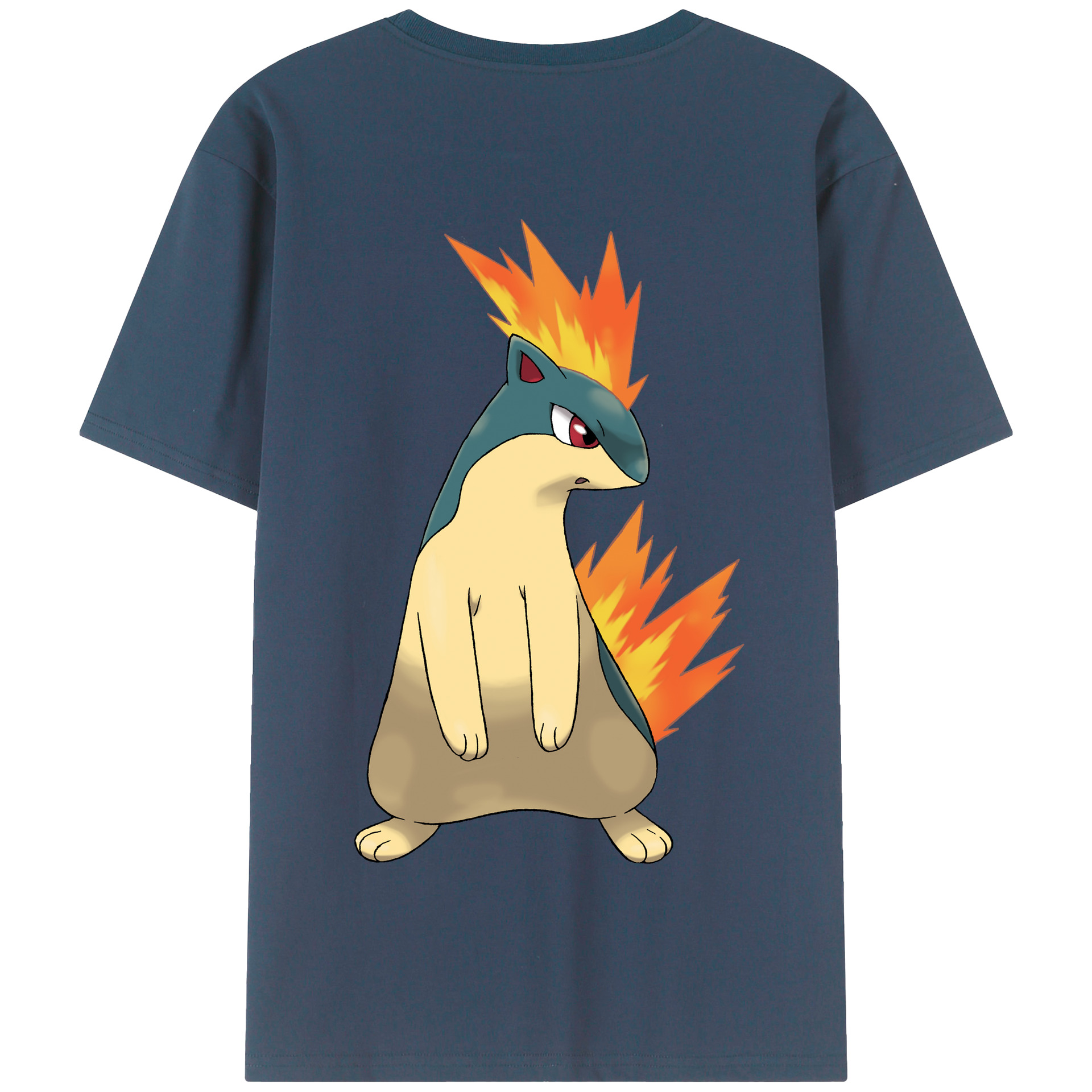 （画像用） ポケットモンスター Pokémon 綿100％半袖Tシャツ（背面プリント）