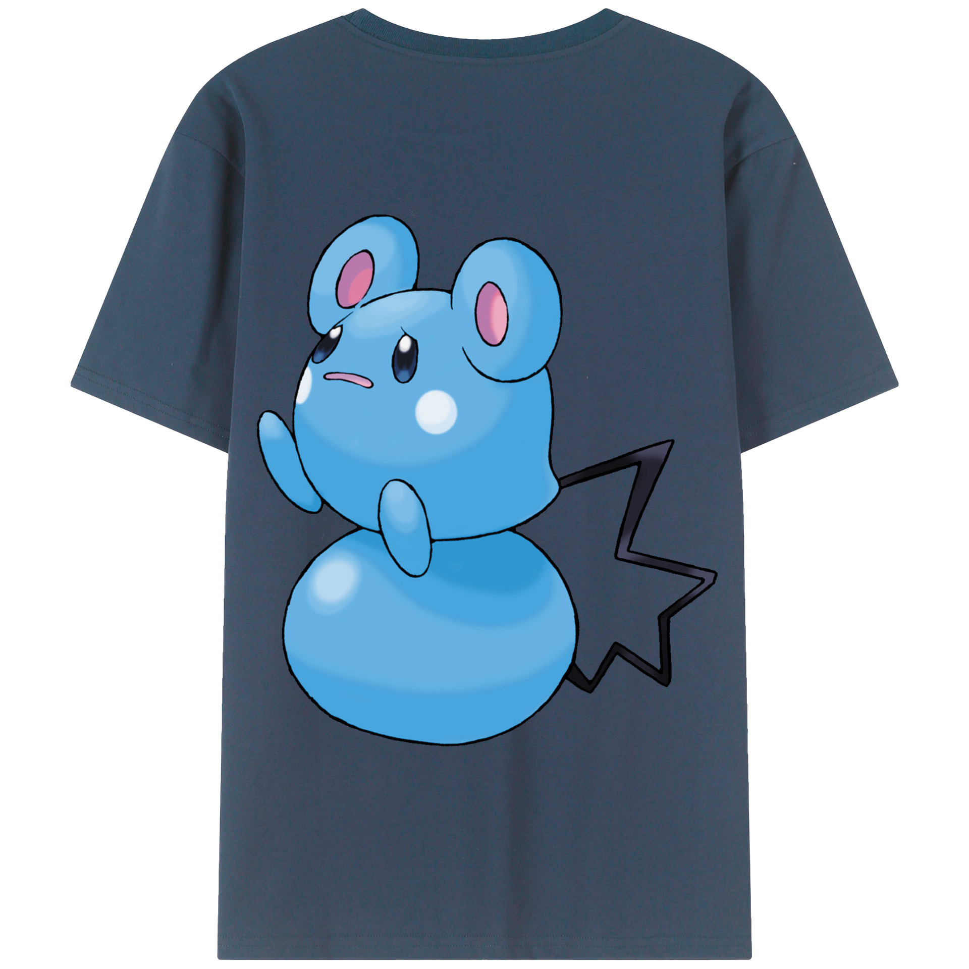 （画像用） ポケットモンスター Pokémon 綿100％半袖Tシャツ（背面プリント）