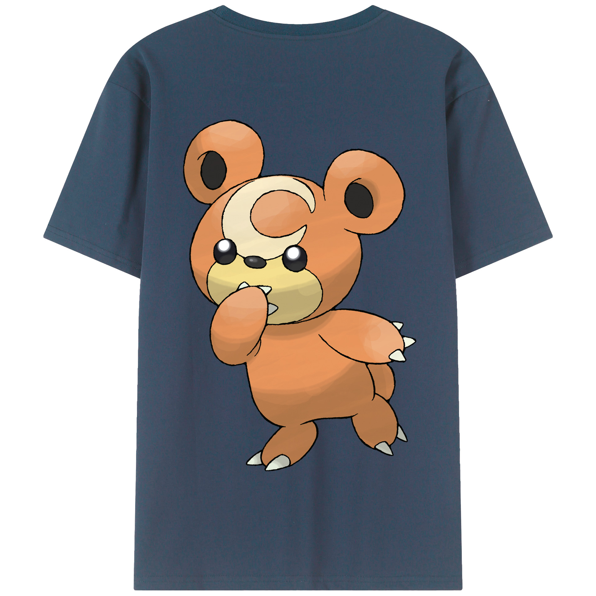 （画像用） ポケットモンスター Pokémon 綿100％半袖Tシャツ（背面プリント）