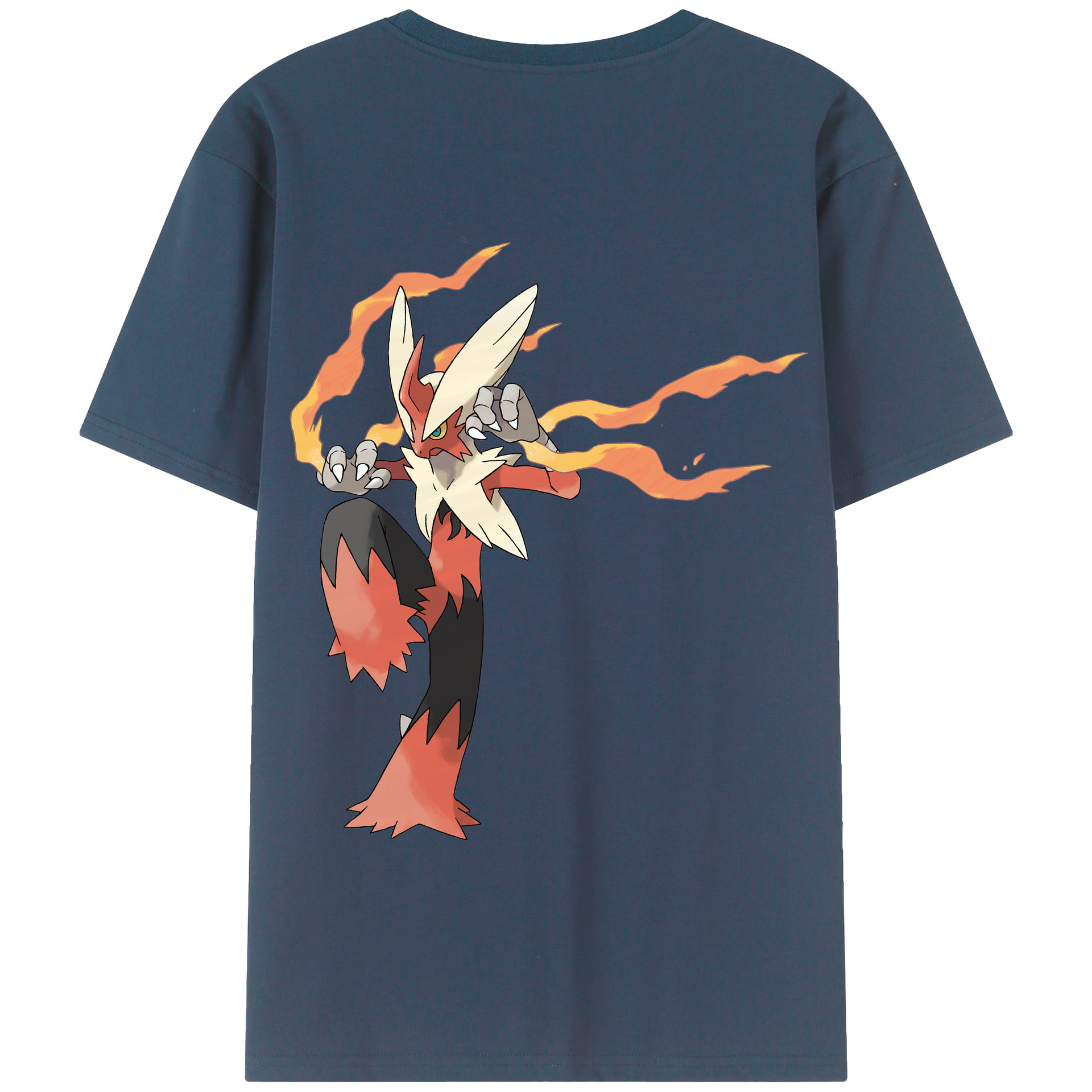 （画像用） ポケットモンスター Pokémon 綿100％半袖Tシャツ（背面プリント）