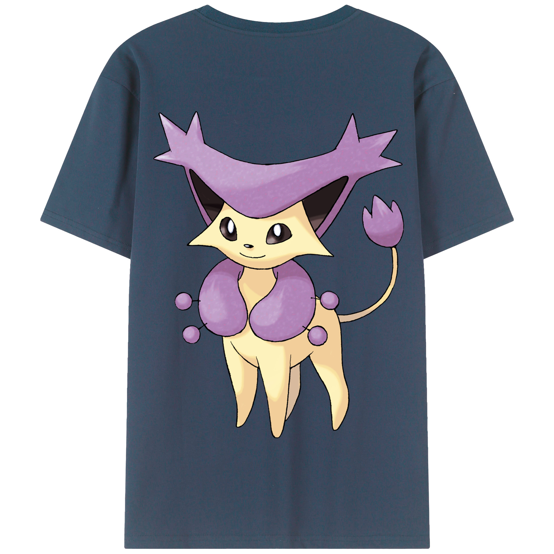 （画像用） ポケットモンスター Pokémon 綿100％半袖Tシャツ（背面プリント）