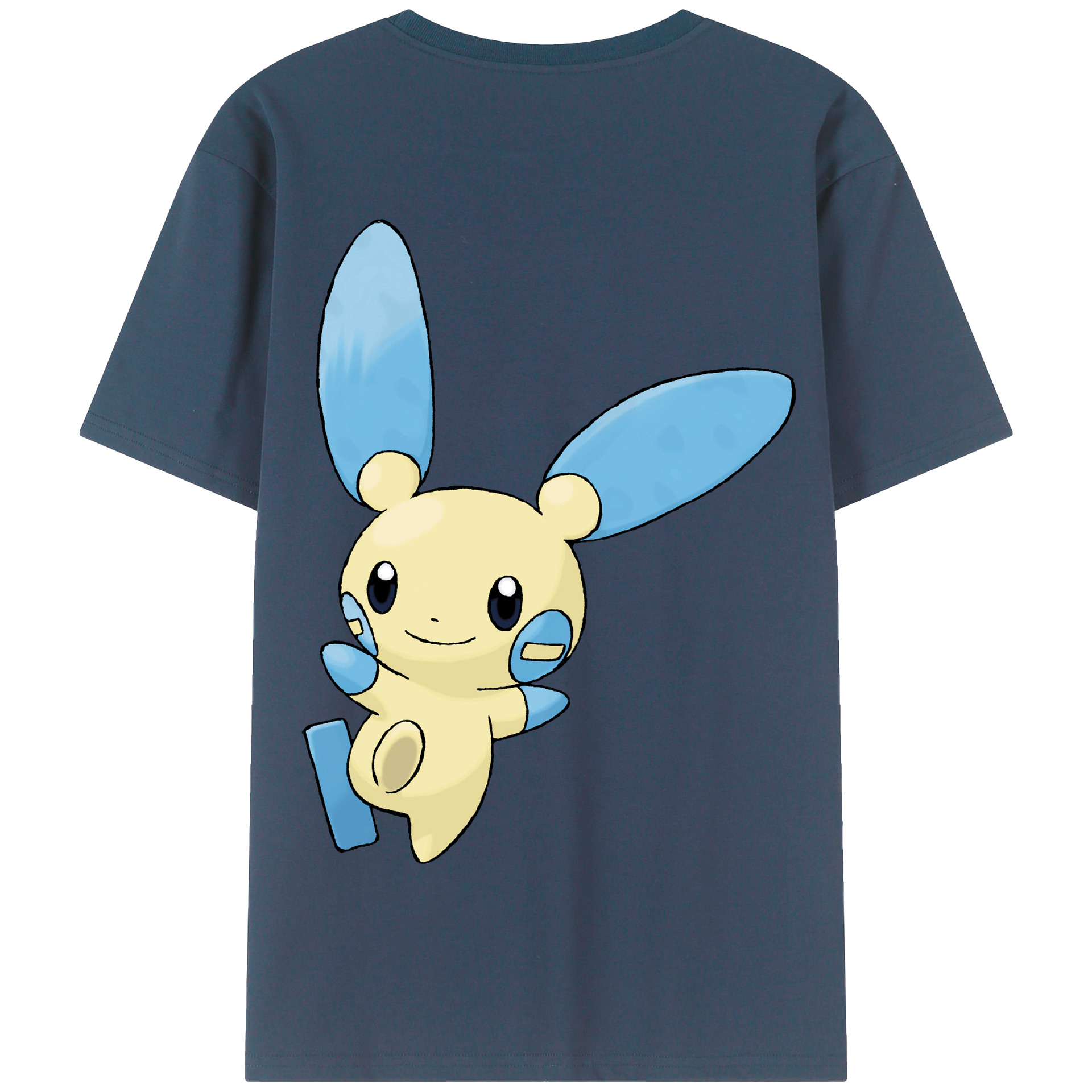 （画像用） ポケットモンスター Pokémon 綿100％半袖Tシャツ（背面プリント）