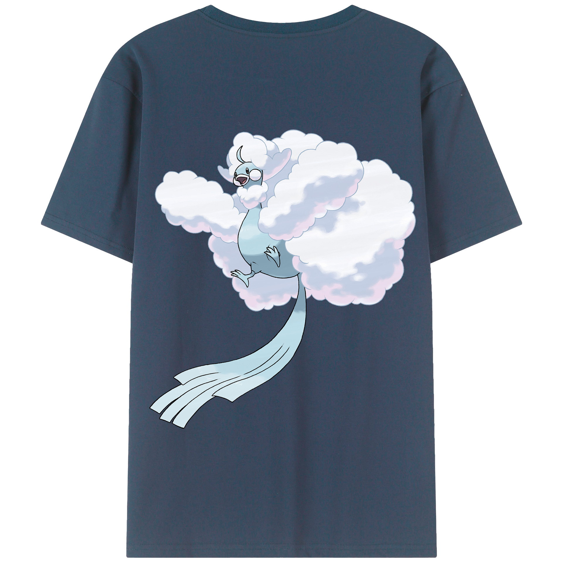 （画像用） ポケットモンスター Pokémon 綿100％半袖Tシャツ（背面プリント）
