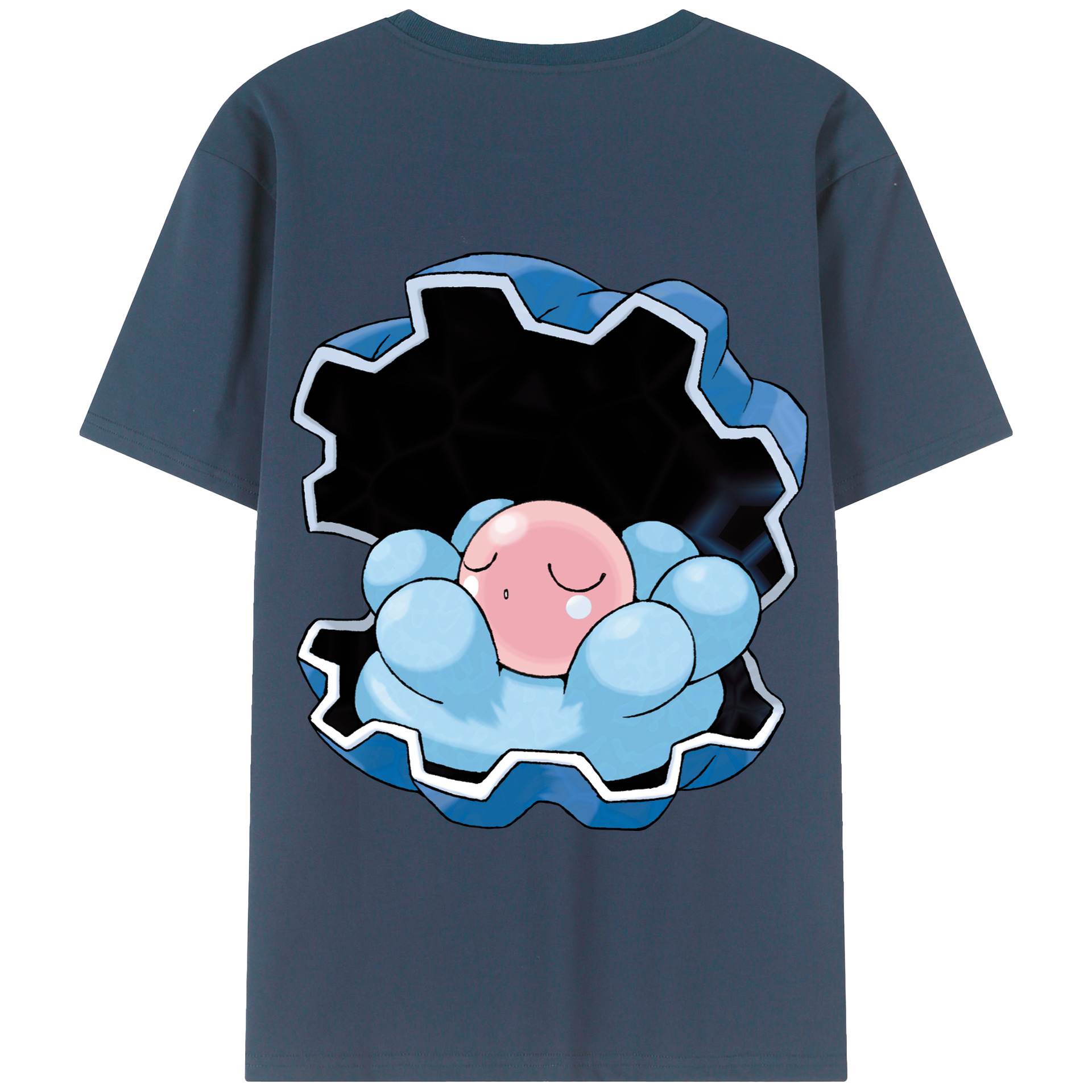 （画像用） ポケットモンスター Pokémon 綿100％半袖Tシャツ（背面プリント）