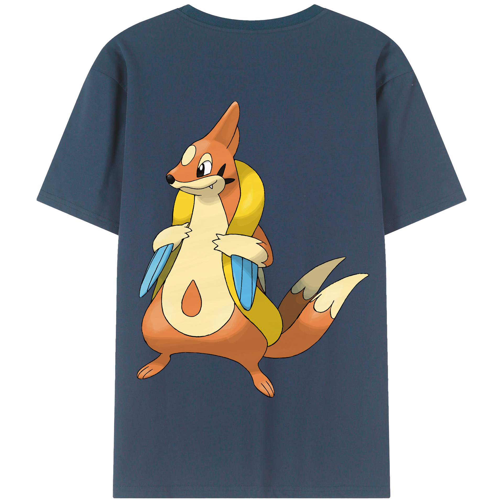 （画像用） ポケットモンスター Pokémon 綿100％半袖Tシャツ（背面プリント）