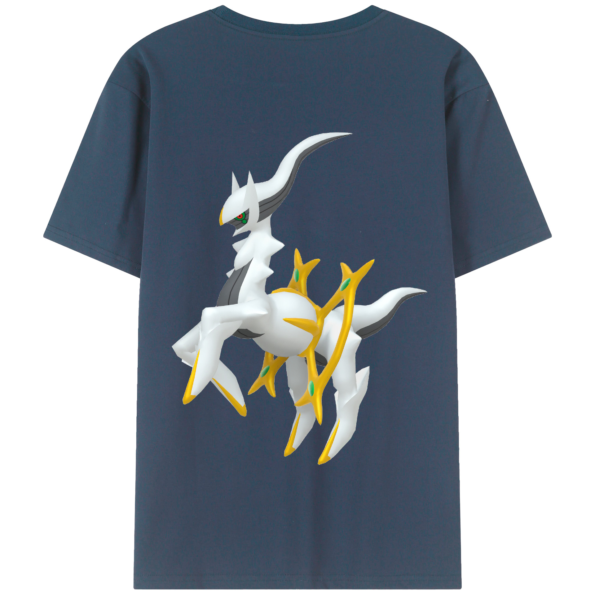 （画像用） ポケットモンスター Pokémon 綿100％半袖Tシャツ（背面プリント）