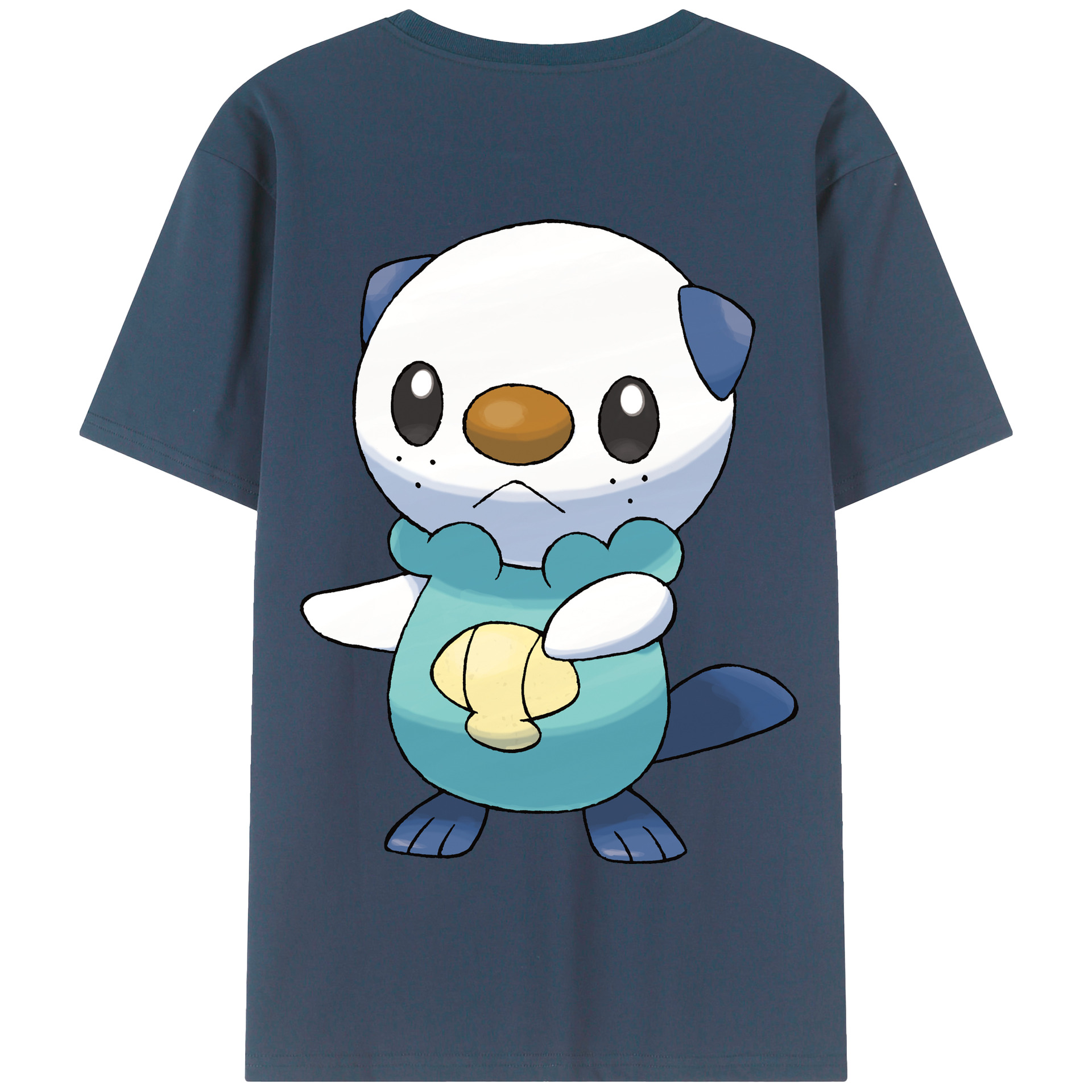 （画像用） ポケットモンスター Pokémon 綿100％半袖Tシャツ（背面プリント）