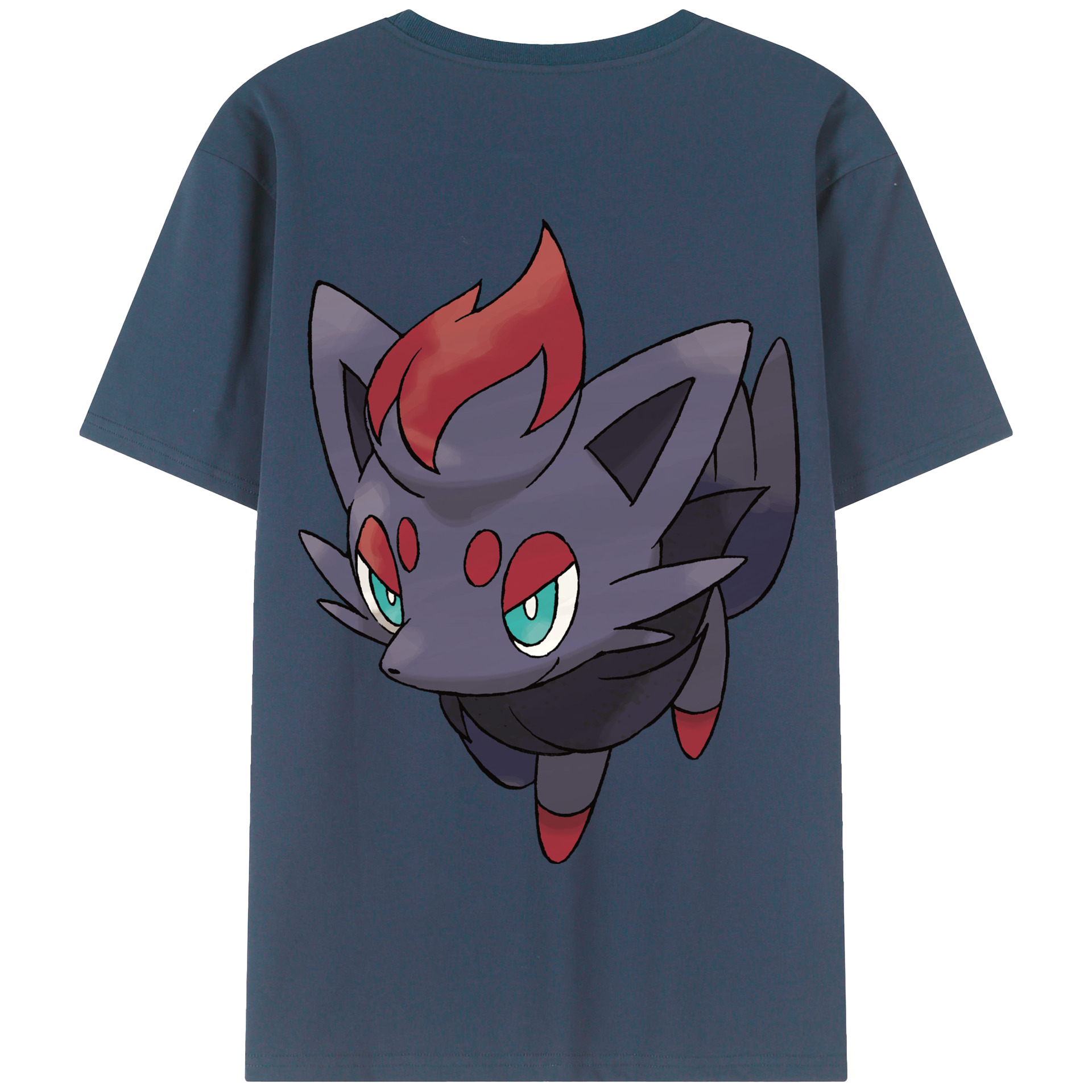 （画像用） ポケットモンスター Pokémon 綿100％半袖Tシャツ（背面プリント）