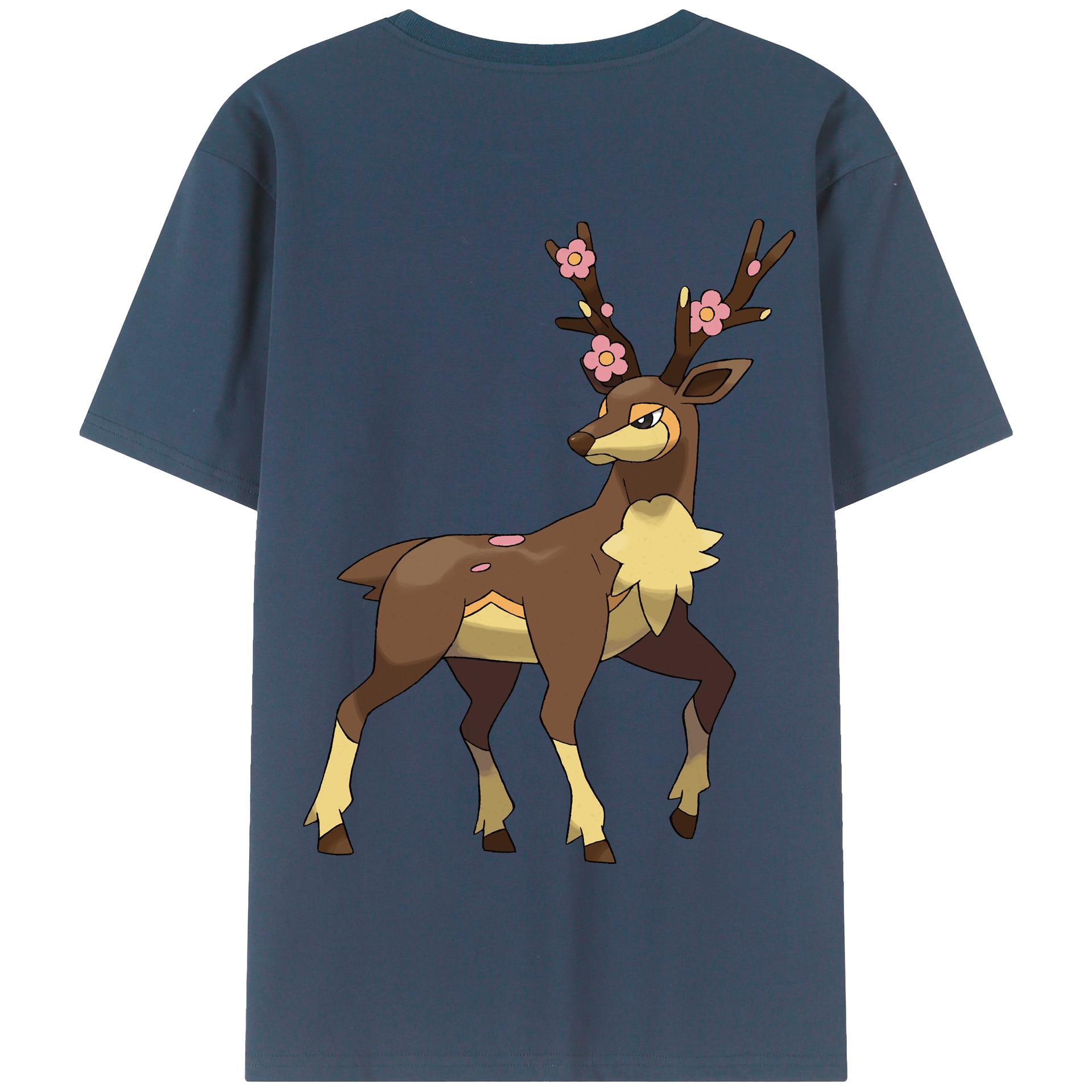 （画像用） ポケットモンスター Pokémon 綿100％半袖Tシャツ（背面プリント）