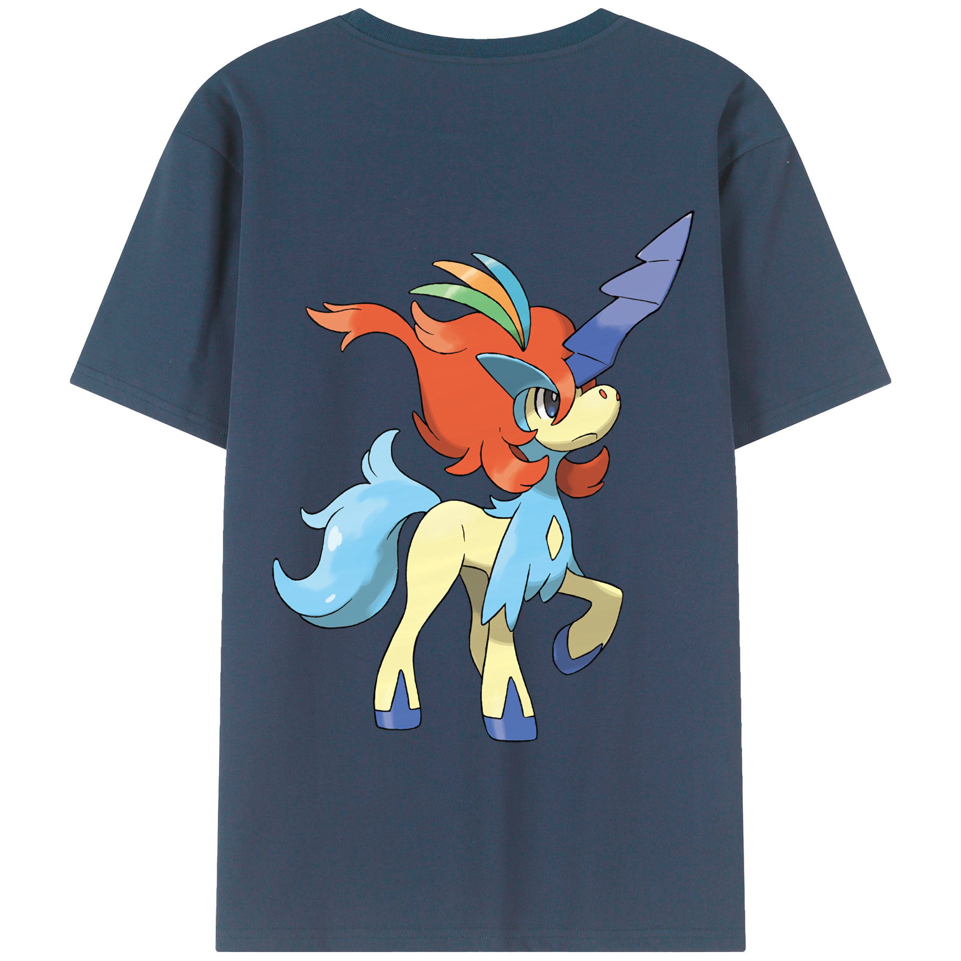 （画像用） ポケットモンスター Pokémon 綿100％半袖Tシャツ（背面プリント）