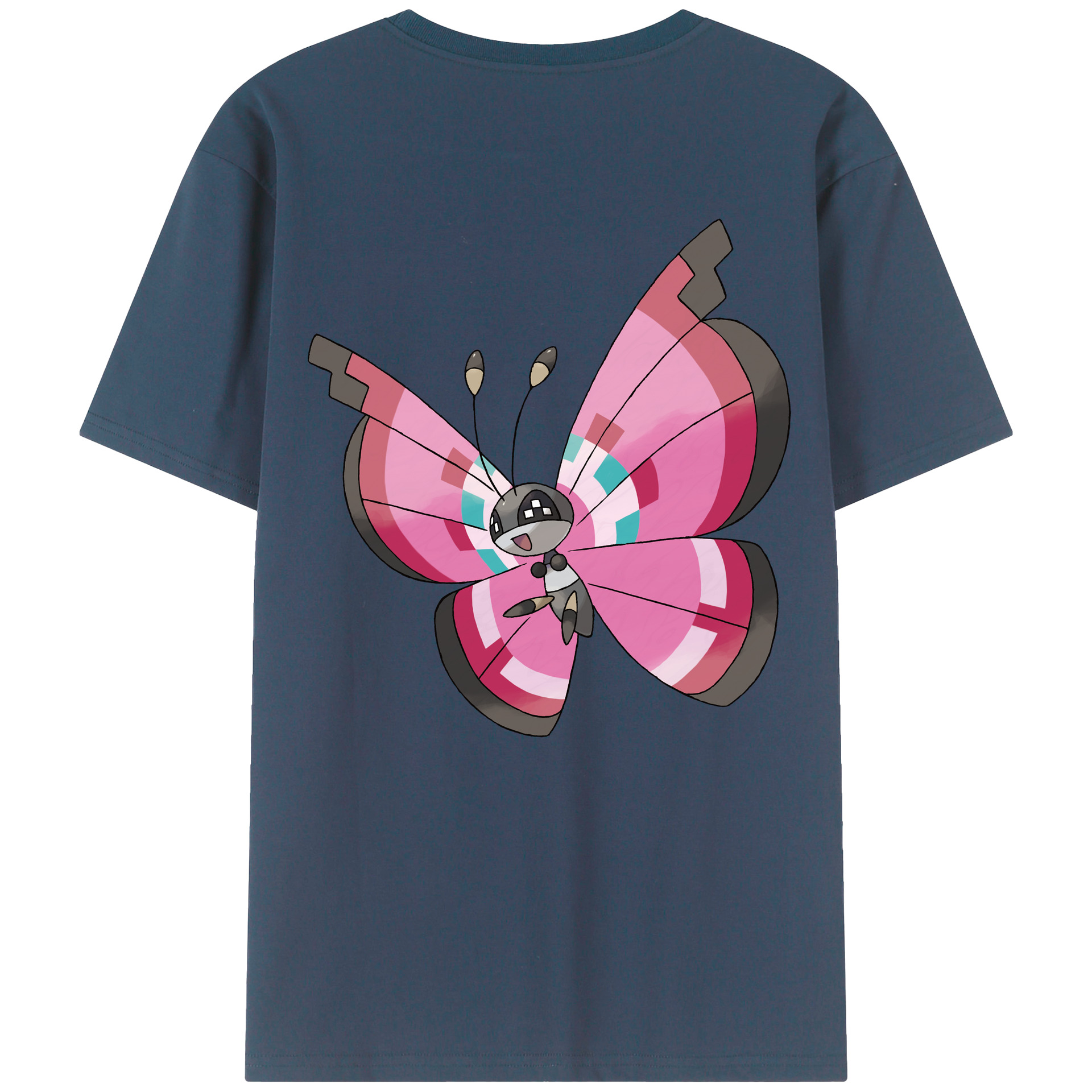 （画像用） ポケットモンスター Pokémon 綿100％半袖Tシャツ（背面プリント）