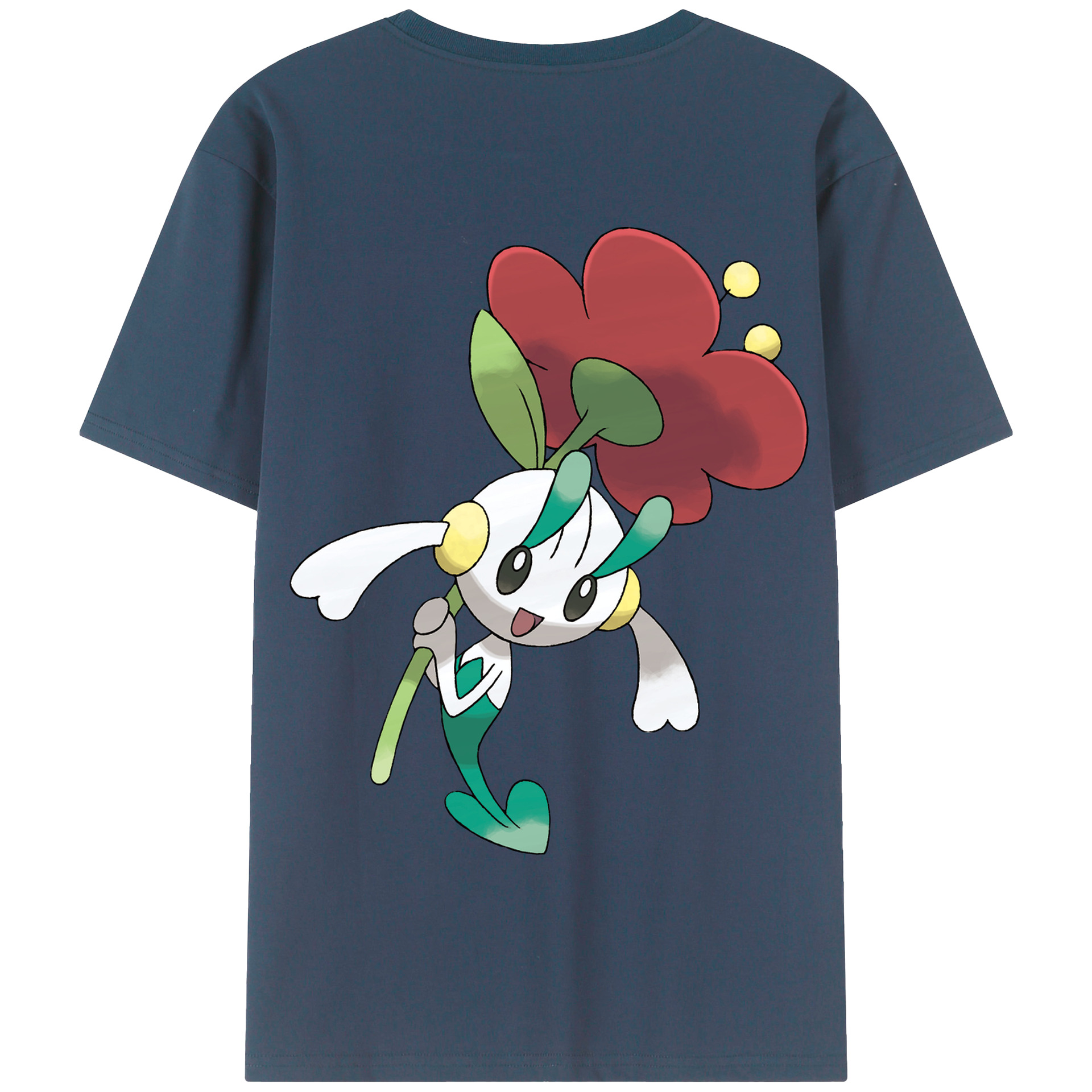 （画像用） ポケットモンスター Pokémon 綿100％半袖Tシャツ（背面プリント）