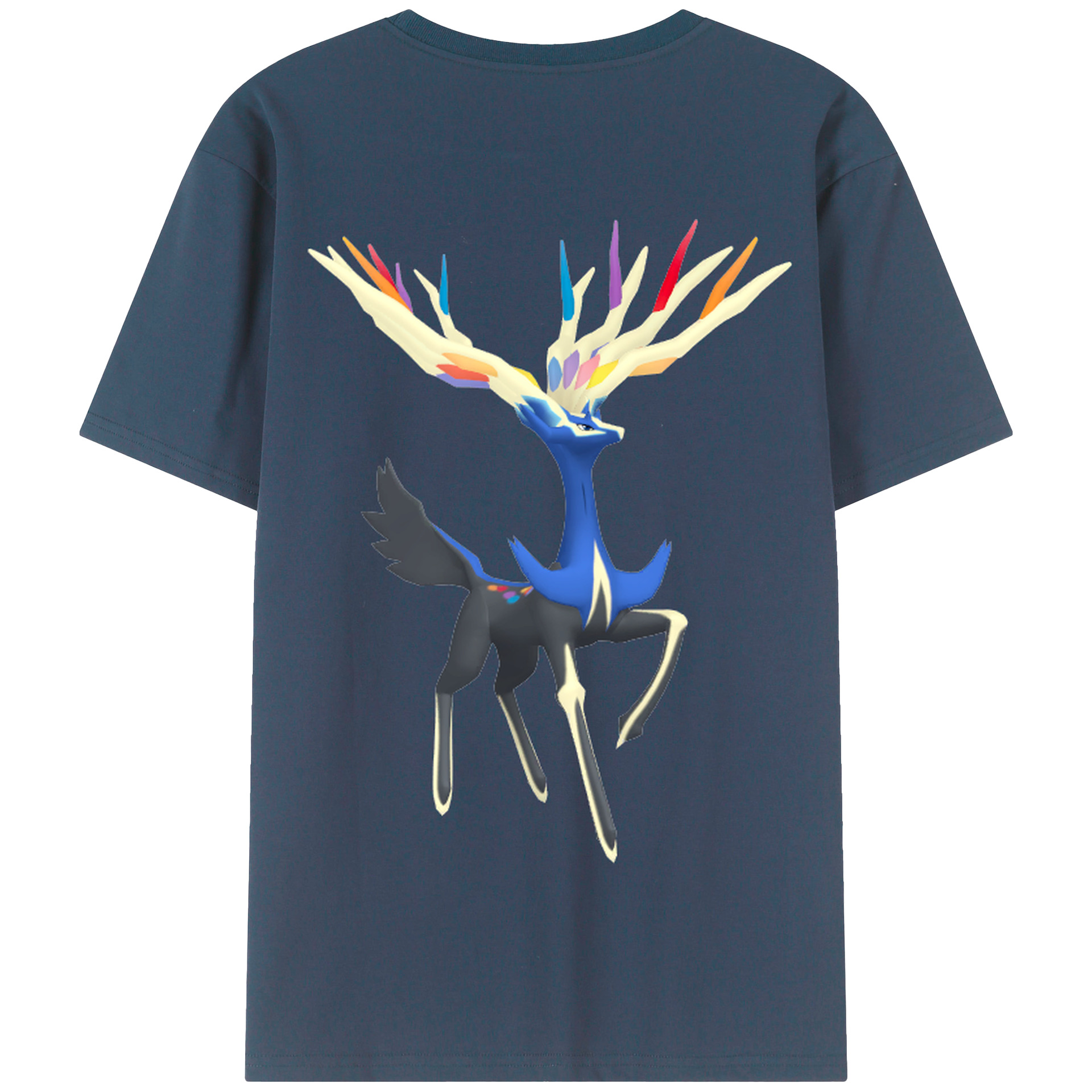 （画像用） ポケットモンスター Pokémon 綿100％半袖Tシャツ（背面プリント）