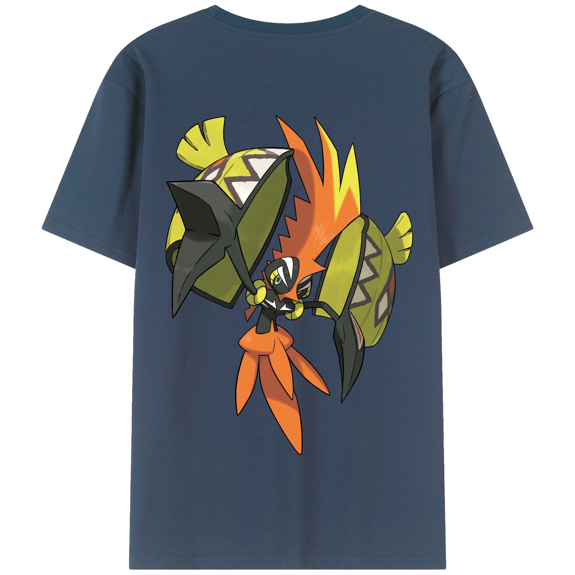 （画像用） ポケットモンスター Pokémon 綿100％半袖Tシャツ（背面プリント）