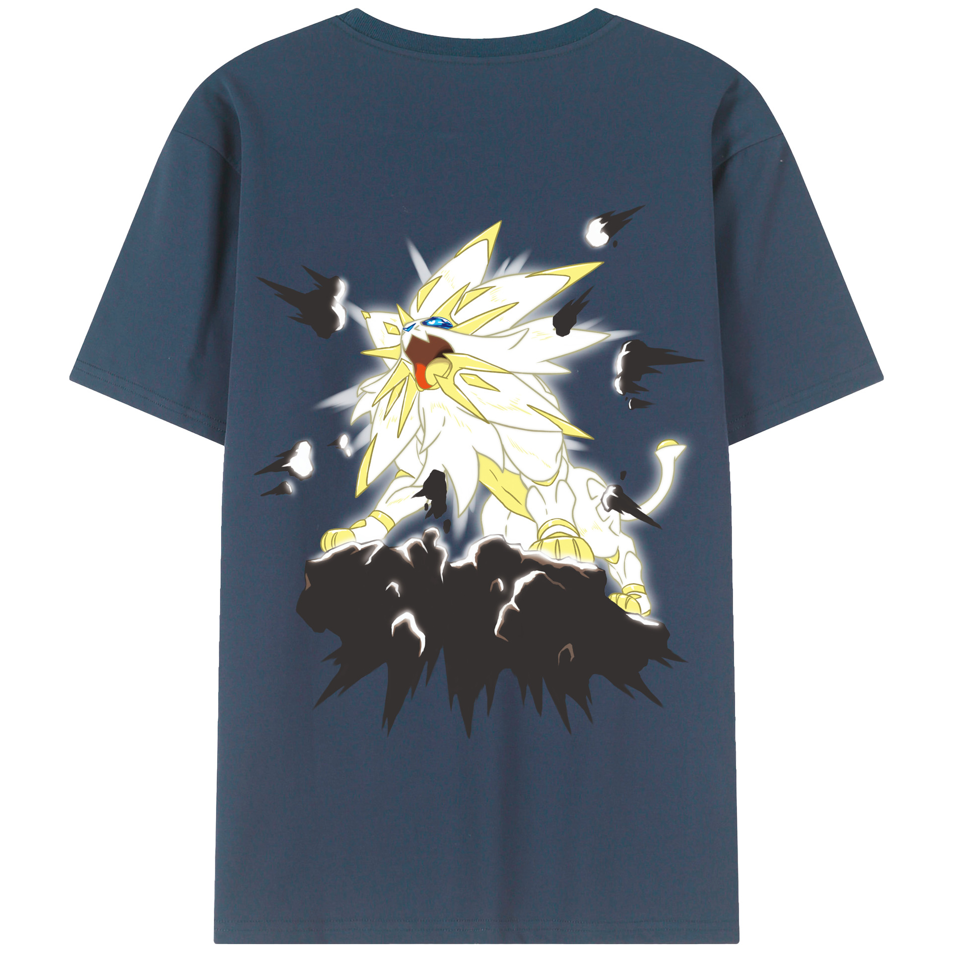 （画像用） ポケットモンスター Pokémon 綿100％半袖Tシャツ（背面プリント）