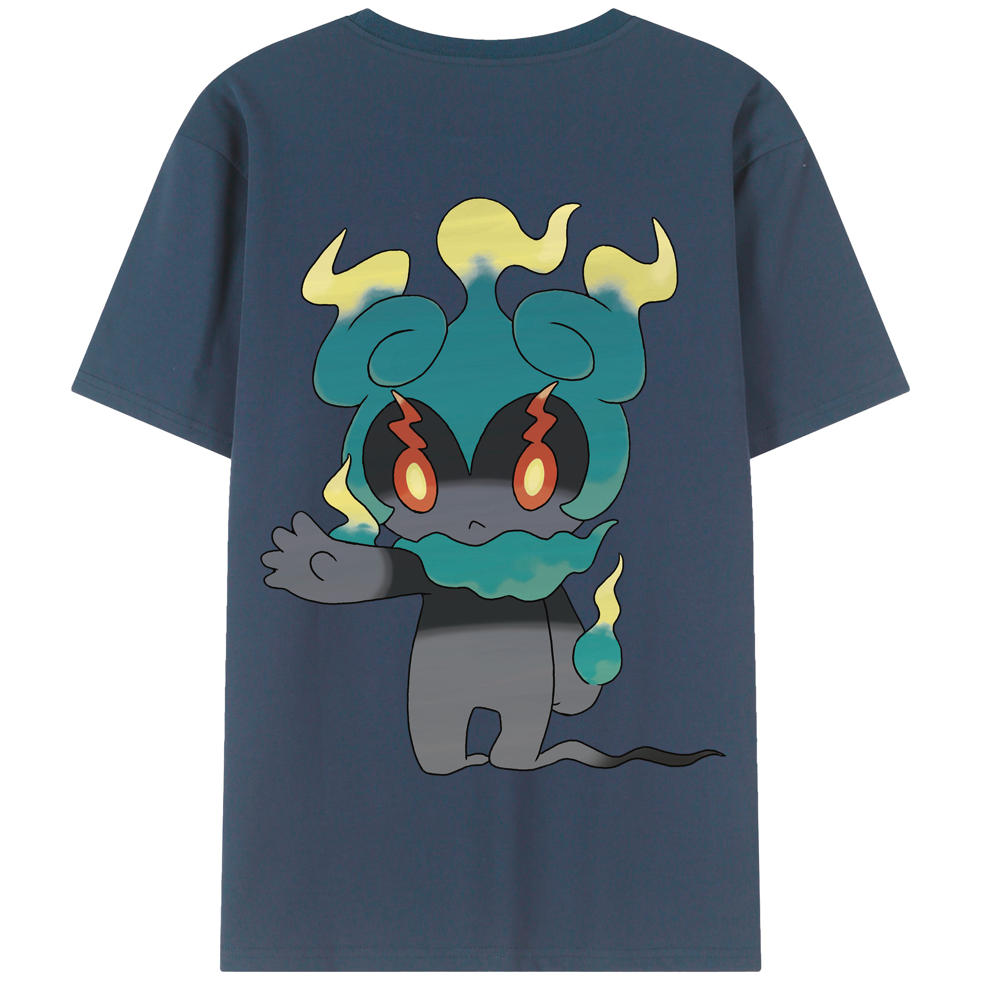（画像用） ポケットモンスター Pokémon 綿100％半袖Tシャツ（背面プリント）