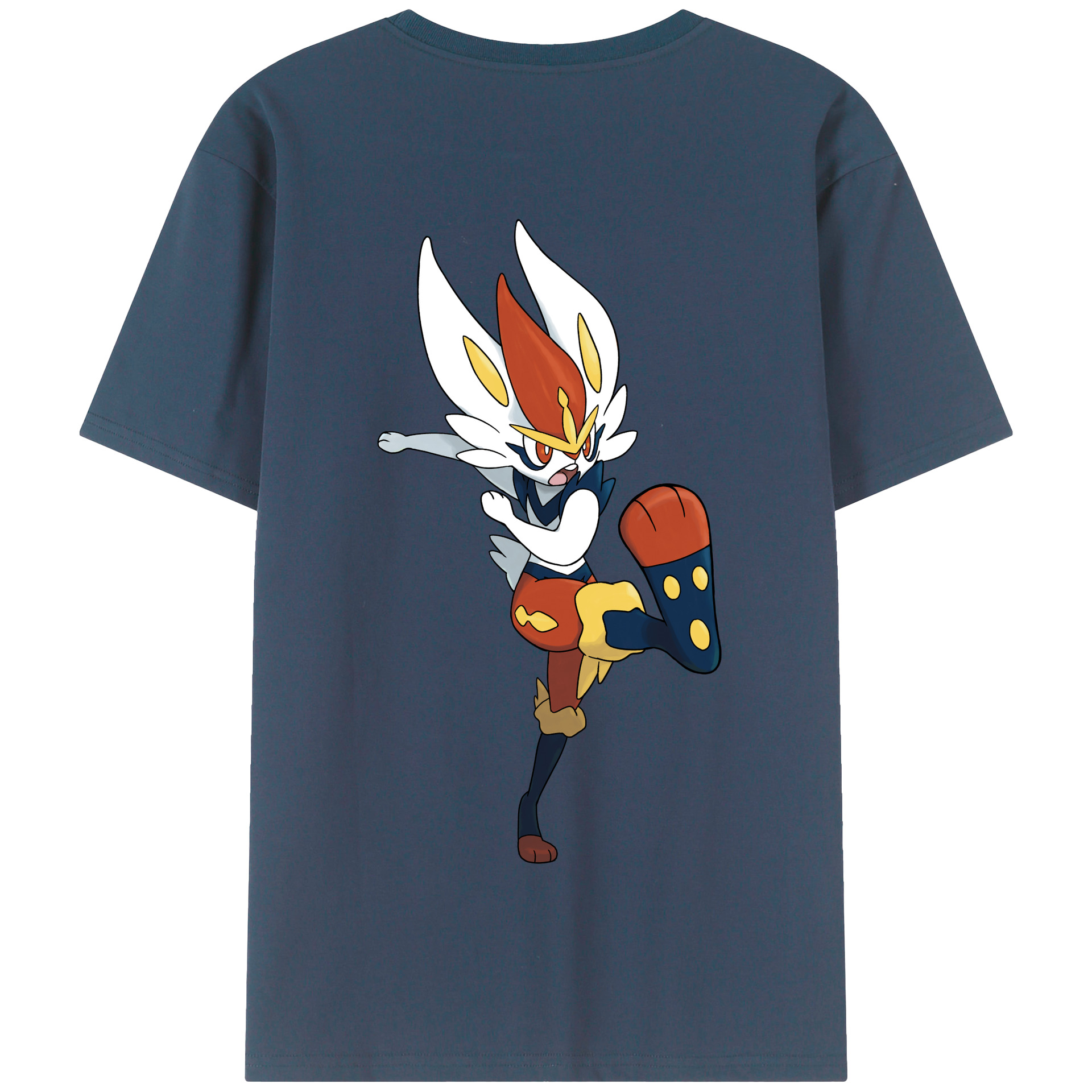 （画像用） ポケットモンスター Pokémon 綿100％半袖Tシャツ（背面プリント）