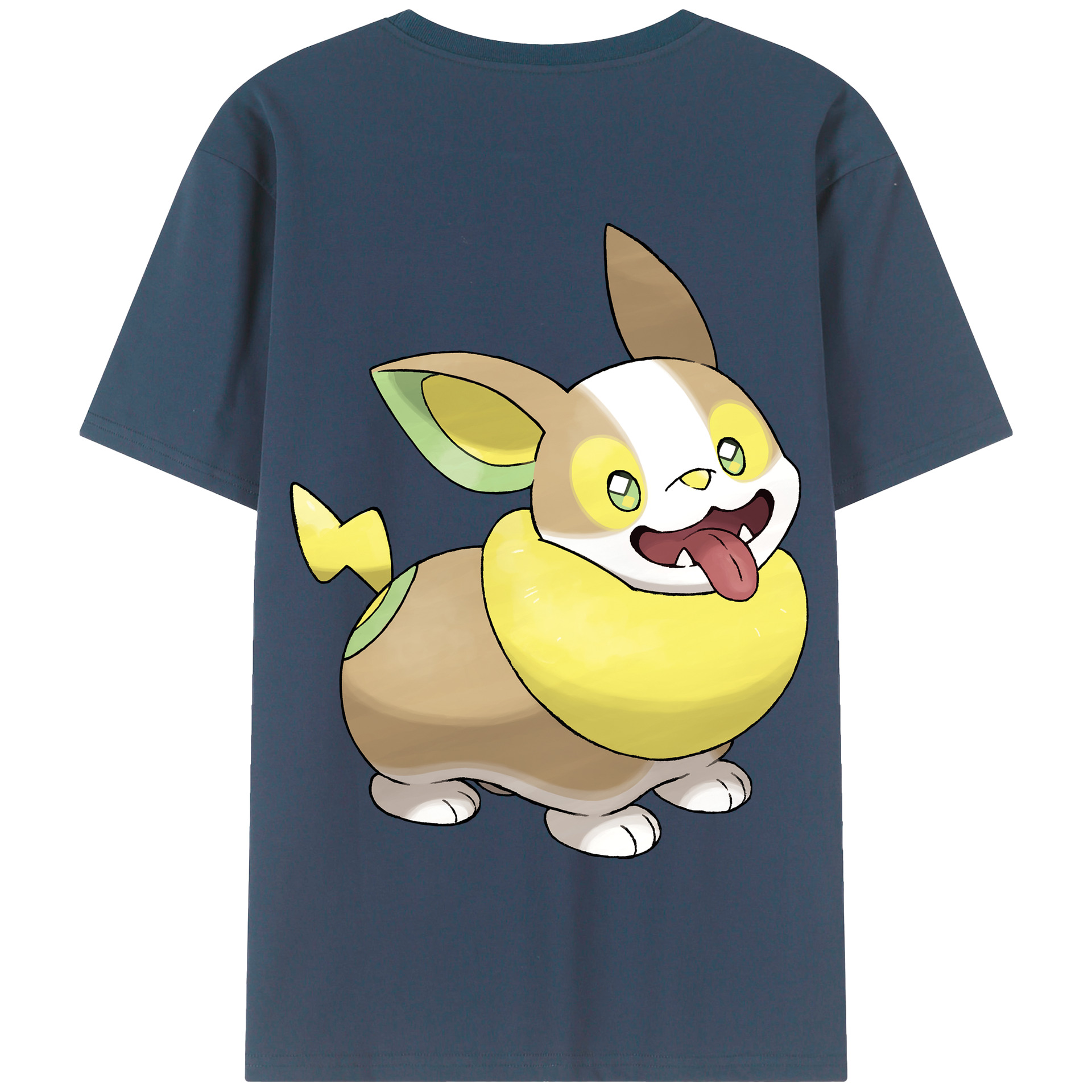 （画像用） ポケットモンスター Pokémon 綿100％半袖Tシャツ（背面プリント）
