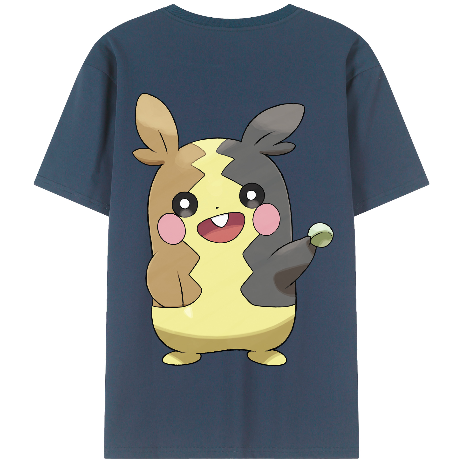 （画像用） ポケットモンスター Pokémon 綿100％半袖Tシャツ（背面プリント）