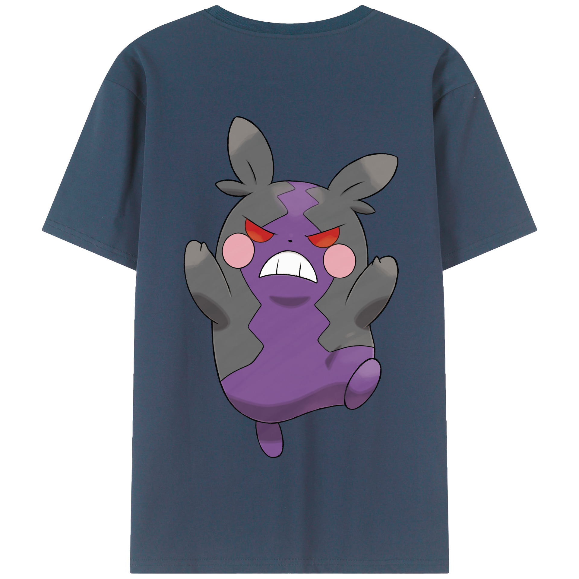 （画像用） ポケットモンスター Pokémon 綿100％半袖Tシャツ（背面プリント）