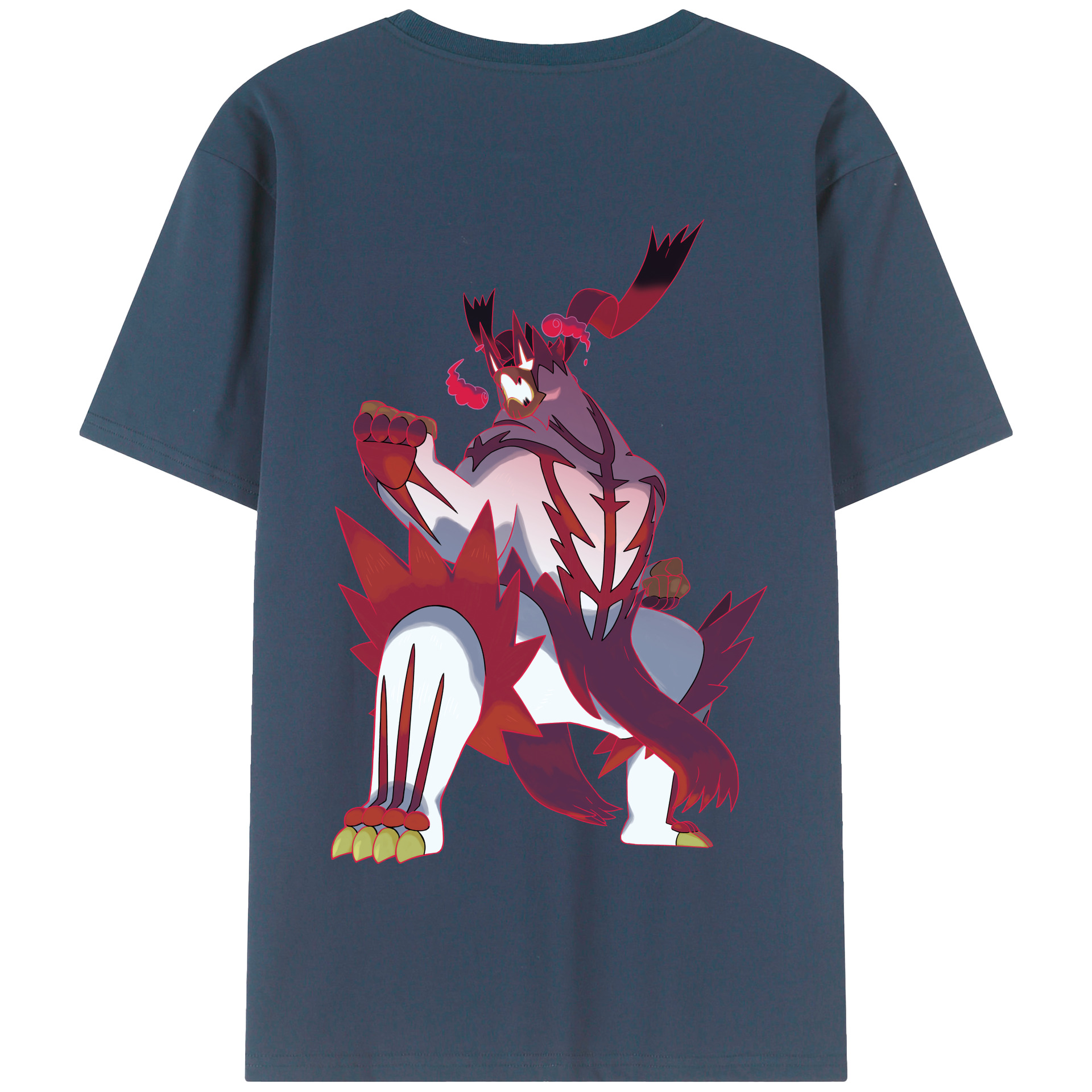 （画像用） ポケットモンスター Pokémon 綿100％半袖Tシャツ（背面プリント）