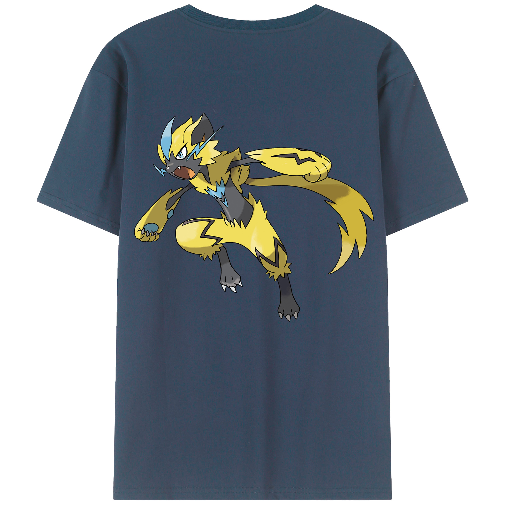 （画像用） ポケットモンスター Pokémon 綿100％半袖Tシャツ（背面プリント）
