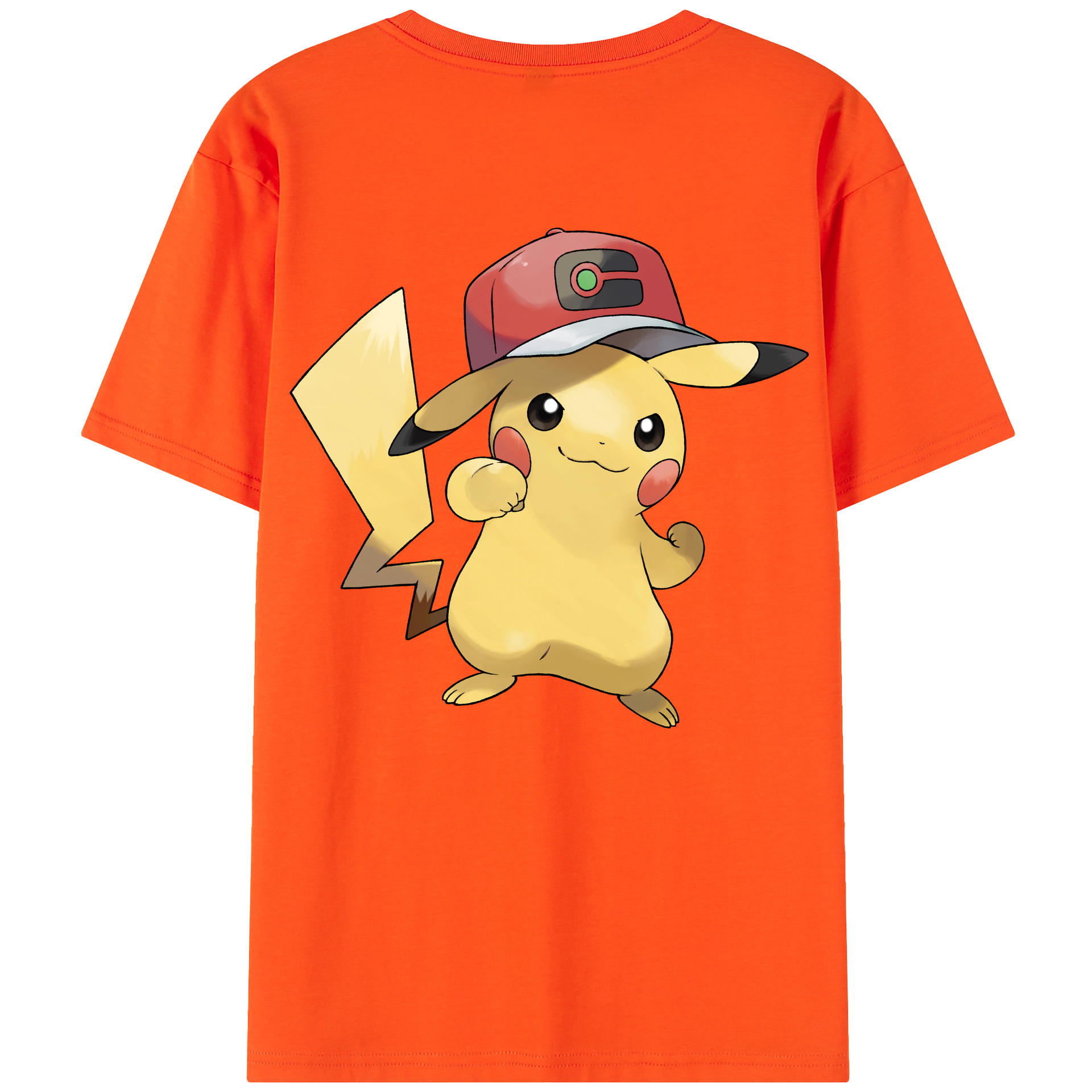 （画像用） ポケットモンスター Pokémon 綿100％半袖Tシャツ（背面プリント）