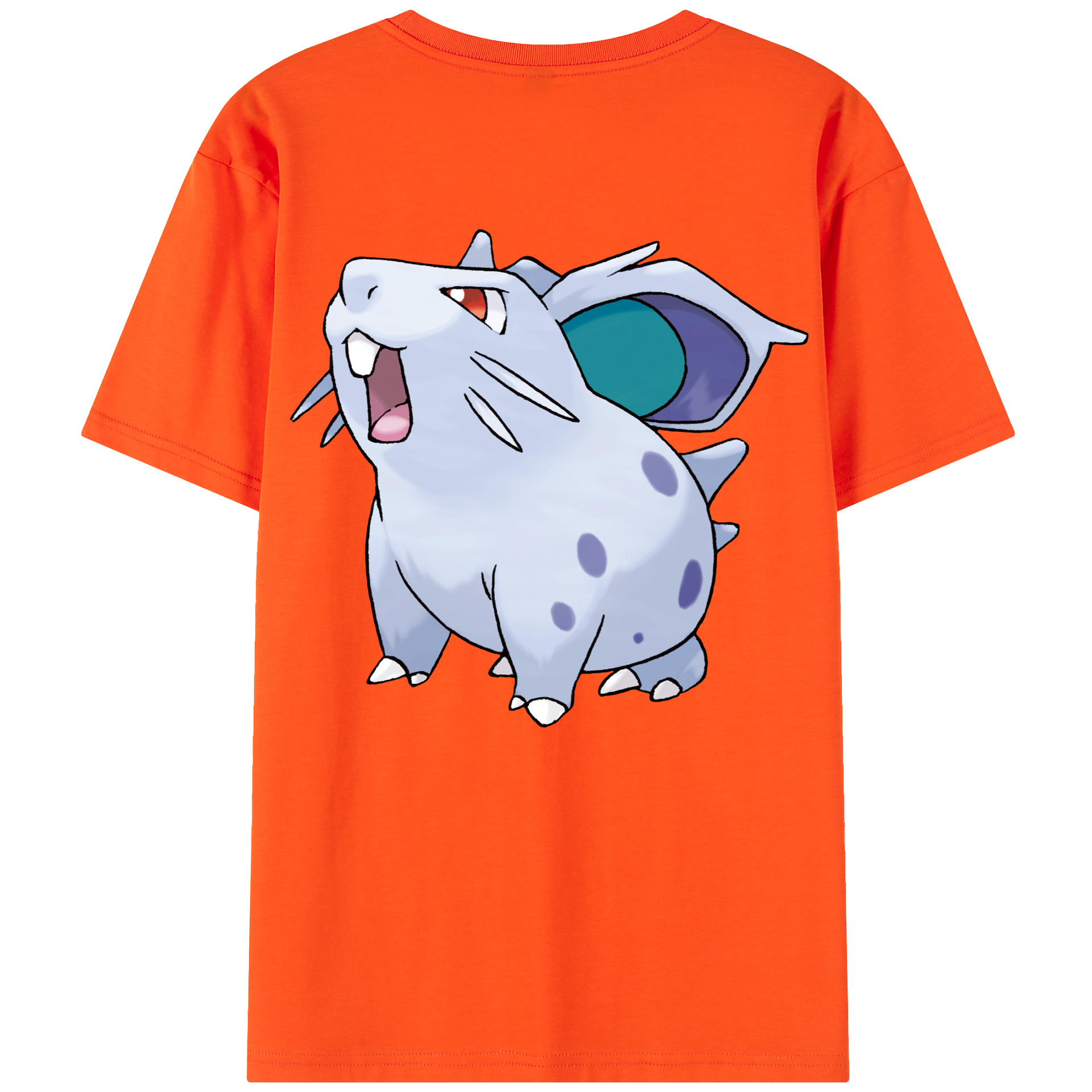 （画像用） ポケットモンスター Pokémon 綿100％半袖Tシャツ（背面プリント）