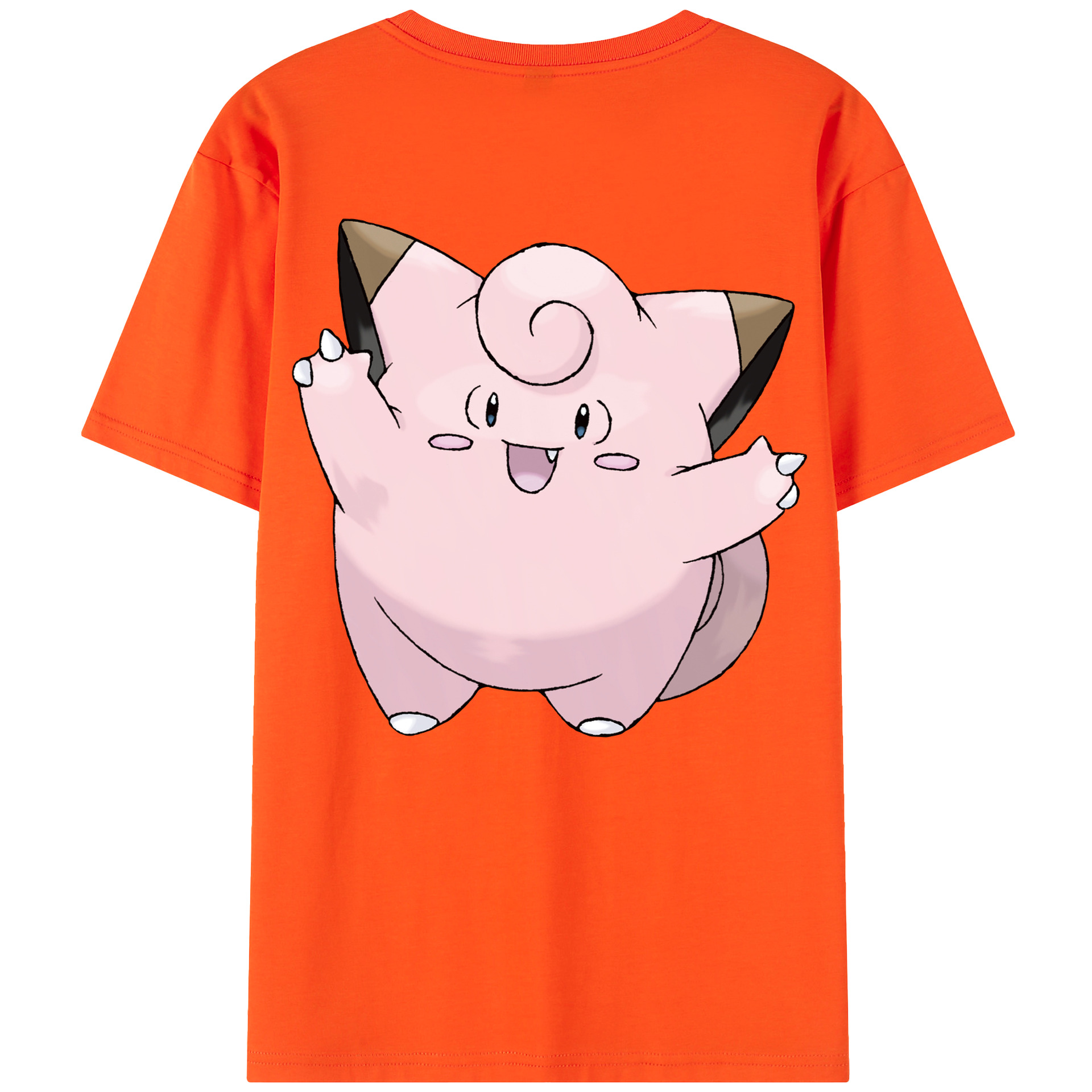 （画像用） ポケットモンスター Pokémon 綿100％半袖Tシャツ（背面プリント）