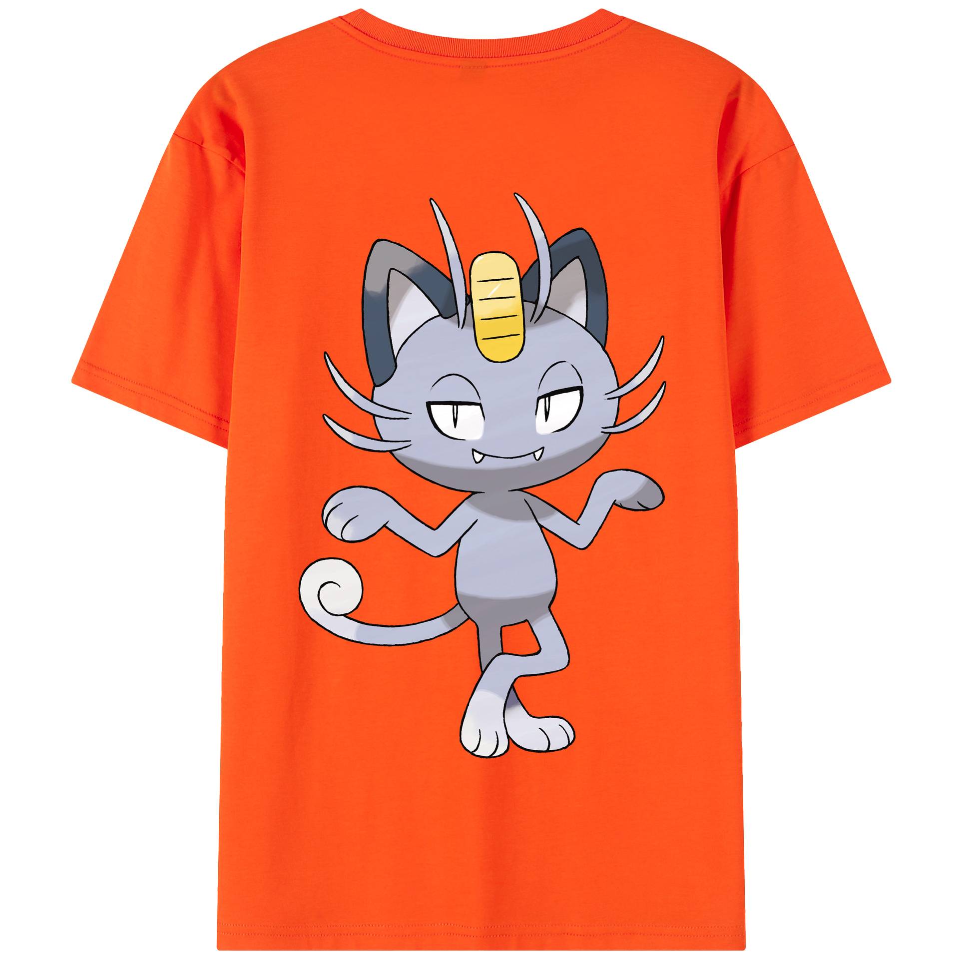 （画像用） ポケットモンスター Pokémon 綿100％半袖Tシャツ（背面プリント）