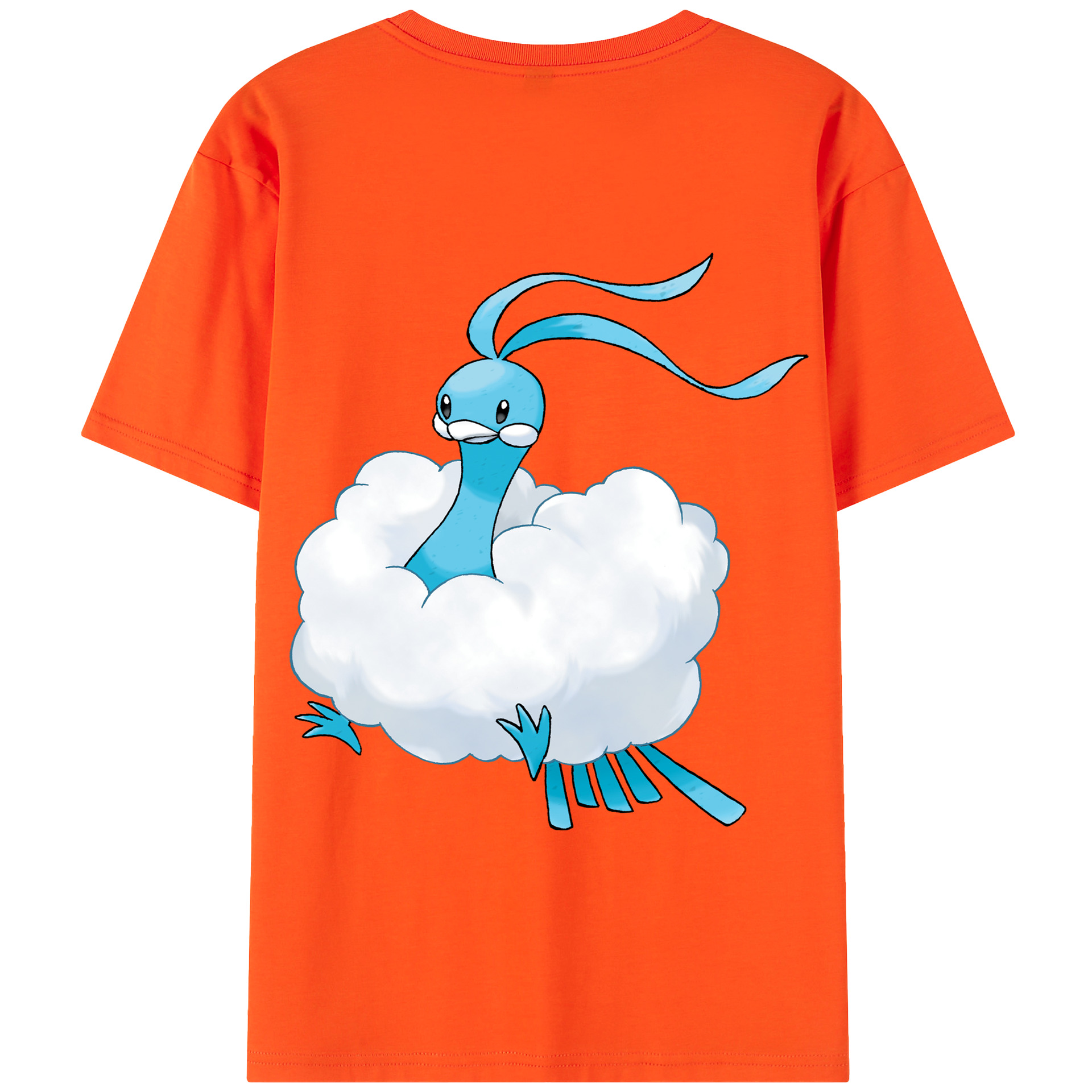 （画像用） ポケットモンスター Pokémon 綿100％半袖Tシャツ（背面プリント）