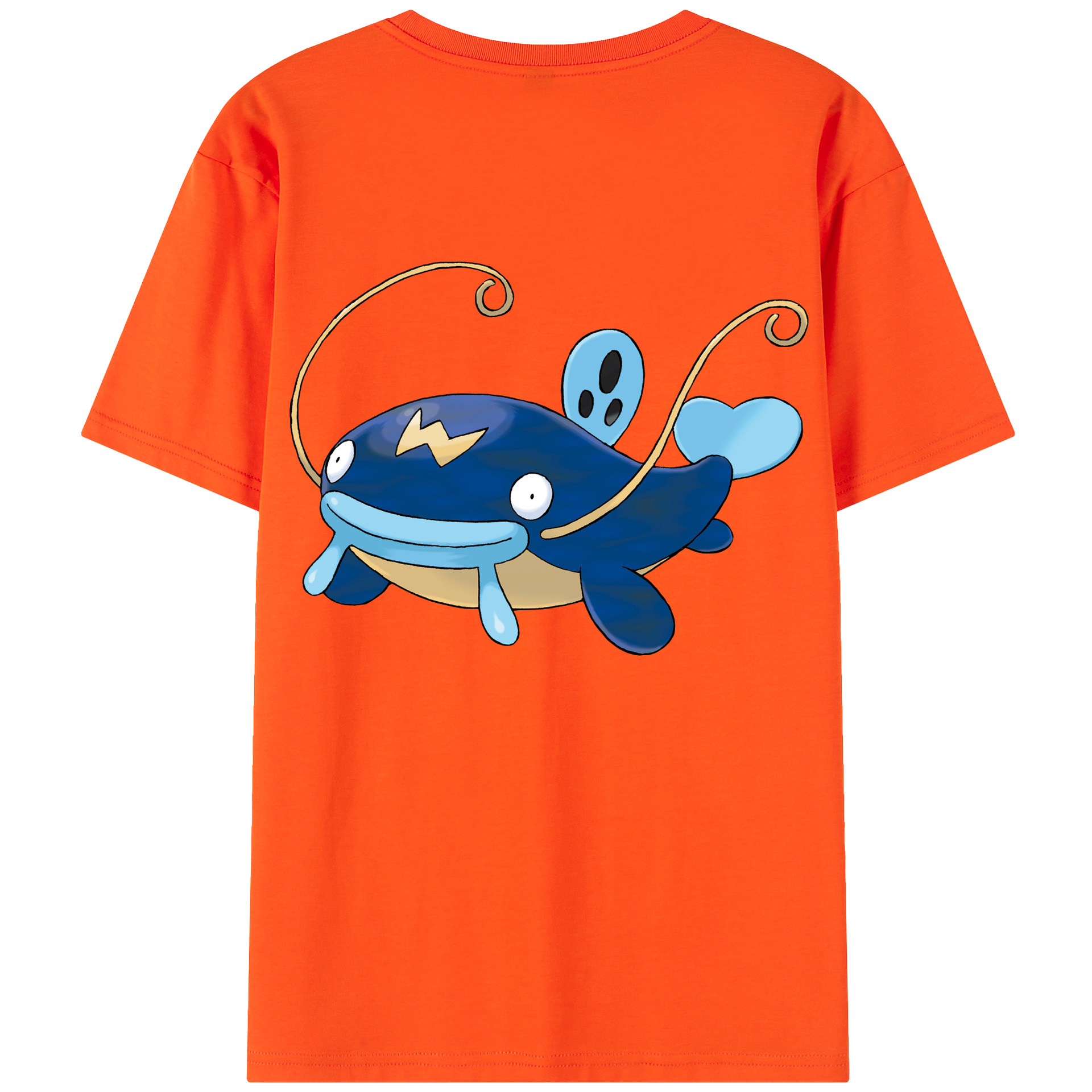 （画像用） ポケットモンスター Pokémon 綿100％半袖Tシャツ（背面プリント）