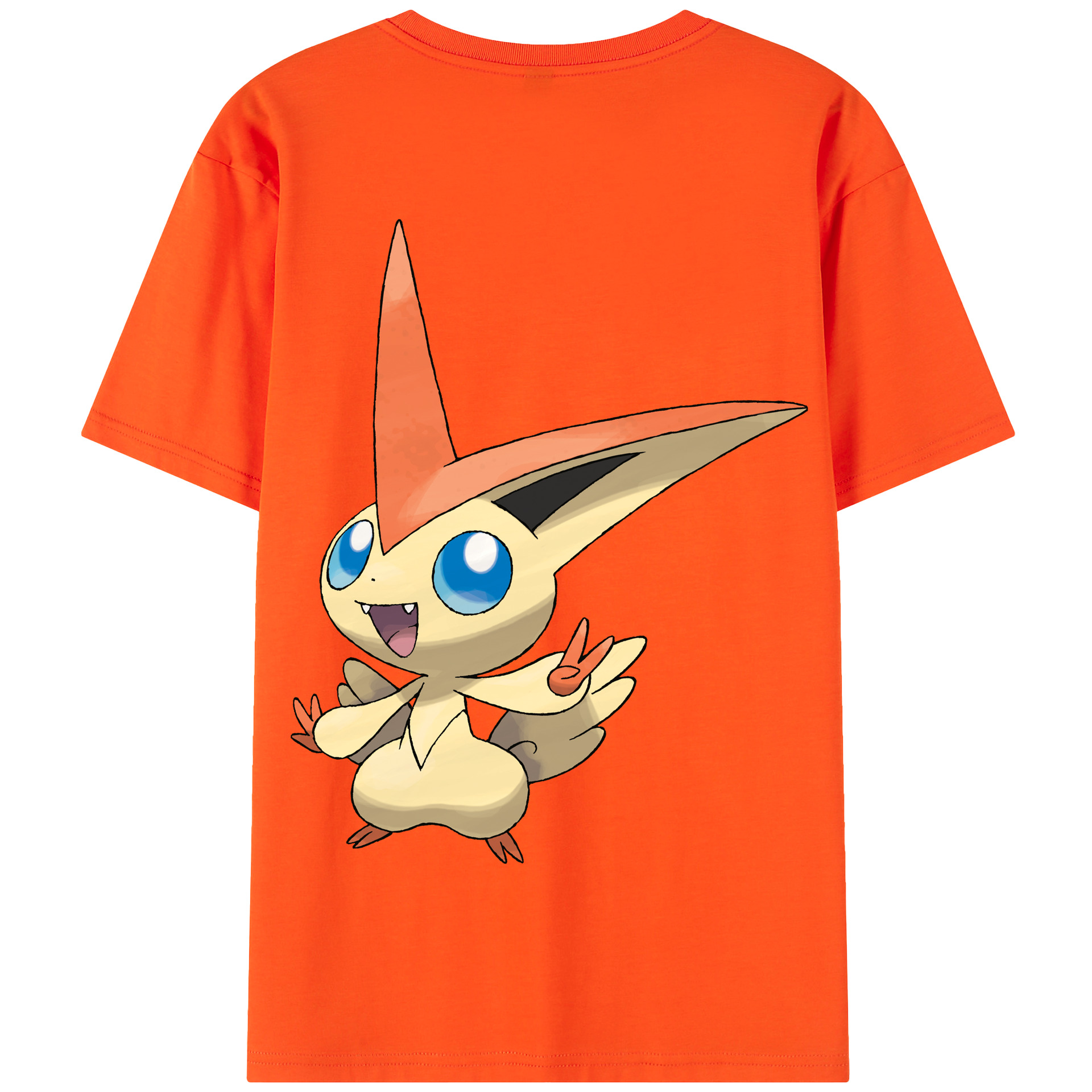 （画像用） ポケットモンスター Pokémon 綿100％半袖Tシャツ（背面プリント）