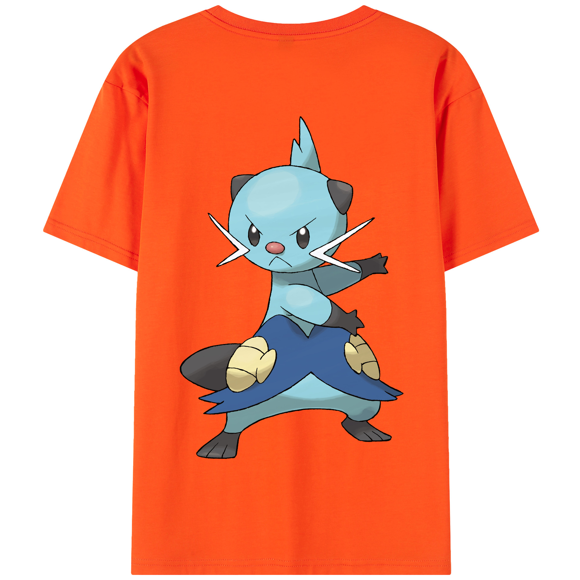 （画像用） ポケットモンスター Pokémon 綿100％半袖Tシャツ（背面プリント）