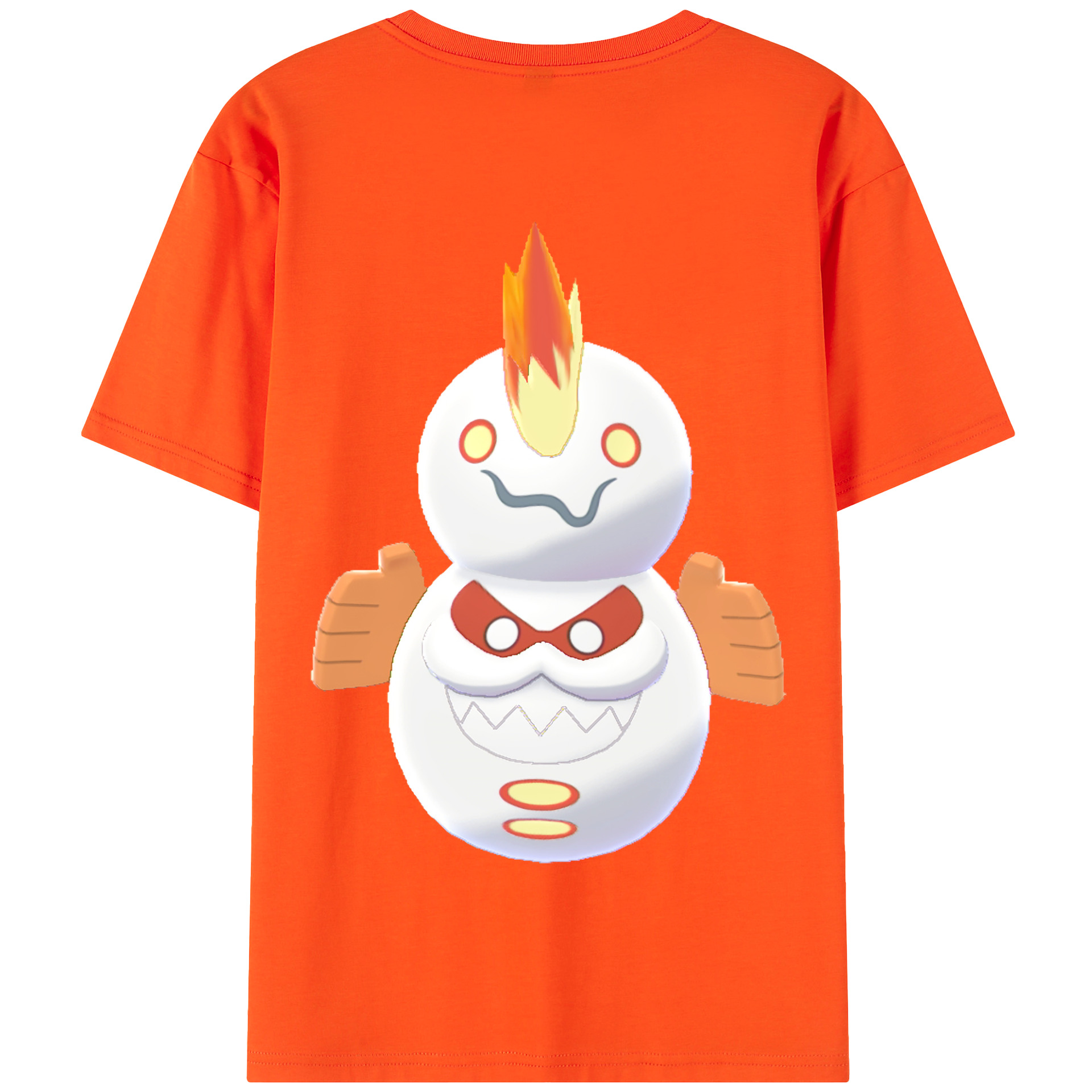 （画像用） ポケットモンスター Pokémon 綿100％半袖Tシャツ（背面プリント）