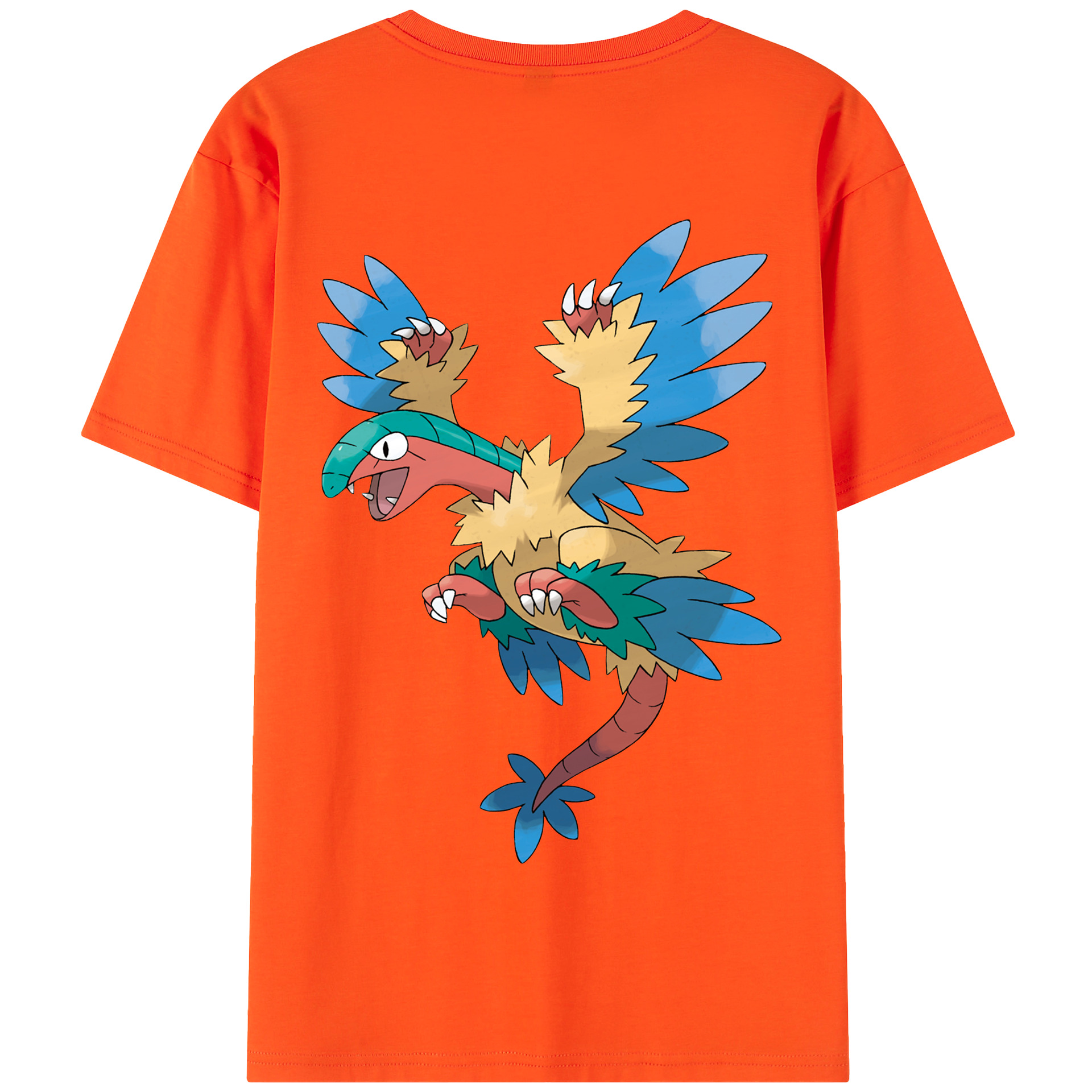 （画像用） ポケットモンスター Pokémon 綿100％半袖Tシャツ（背面プリント）
