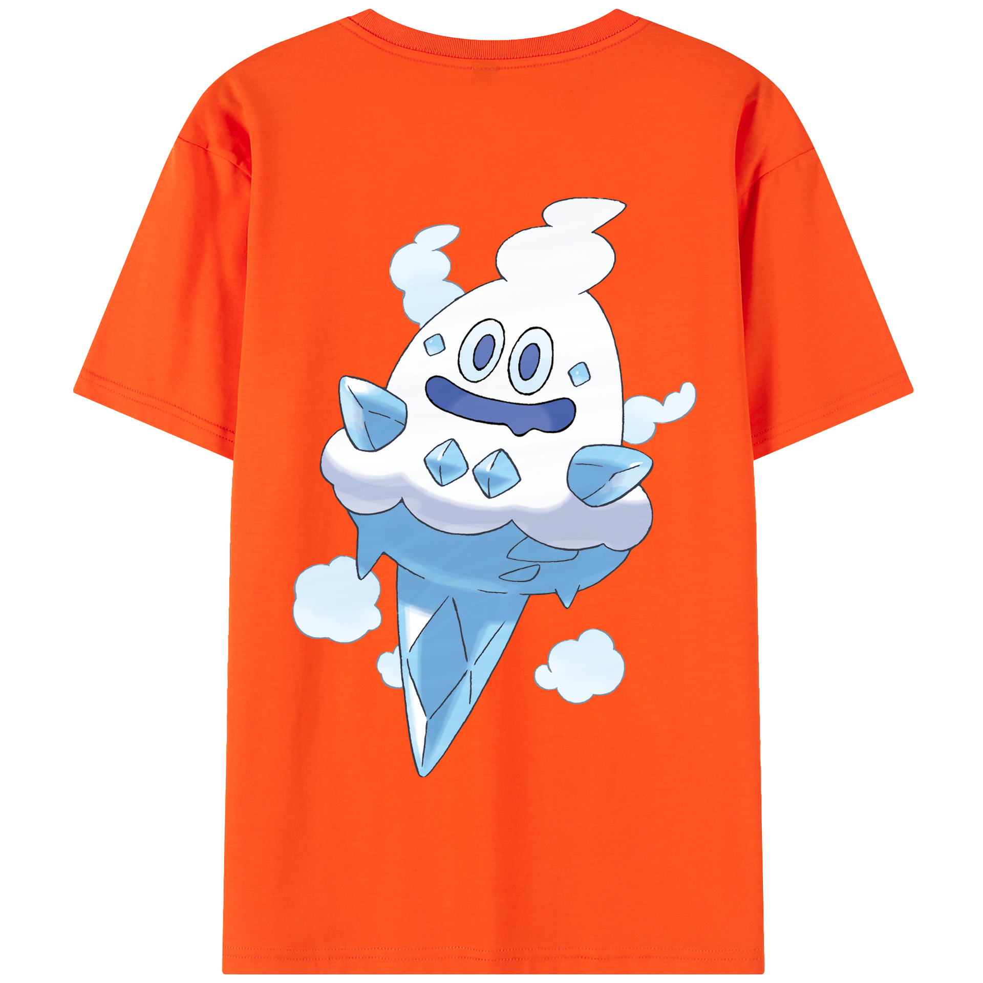 （画像用） ポケットモンスター Pokémon 綿100％半袖Tシャツ（背面プリント）