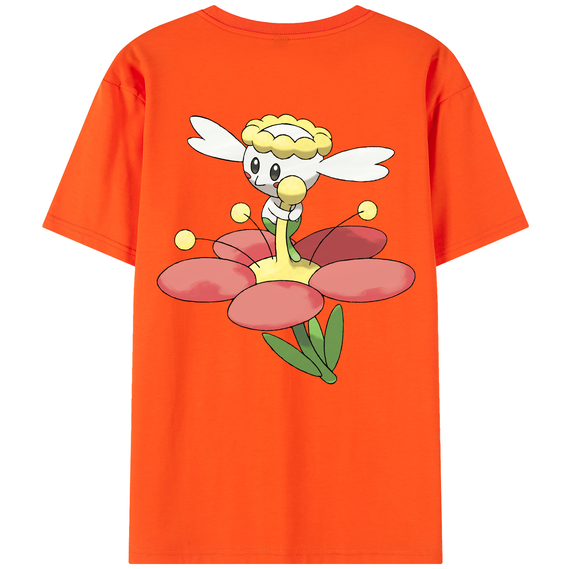 （画像用） ポケットモンスター Pokémon 綿100％半袖Tシャツ（背面プリント）