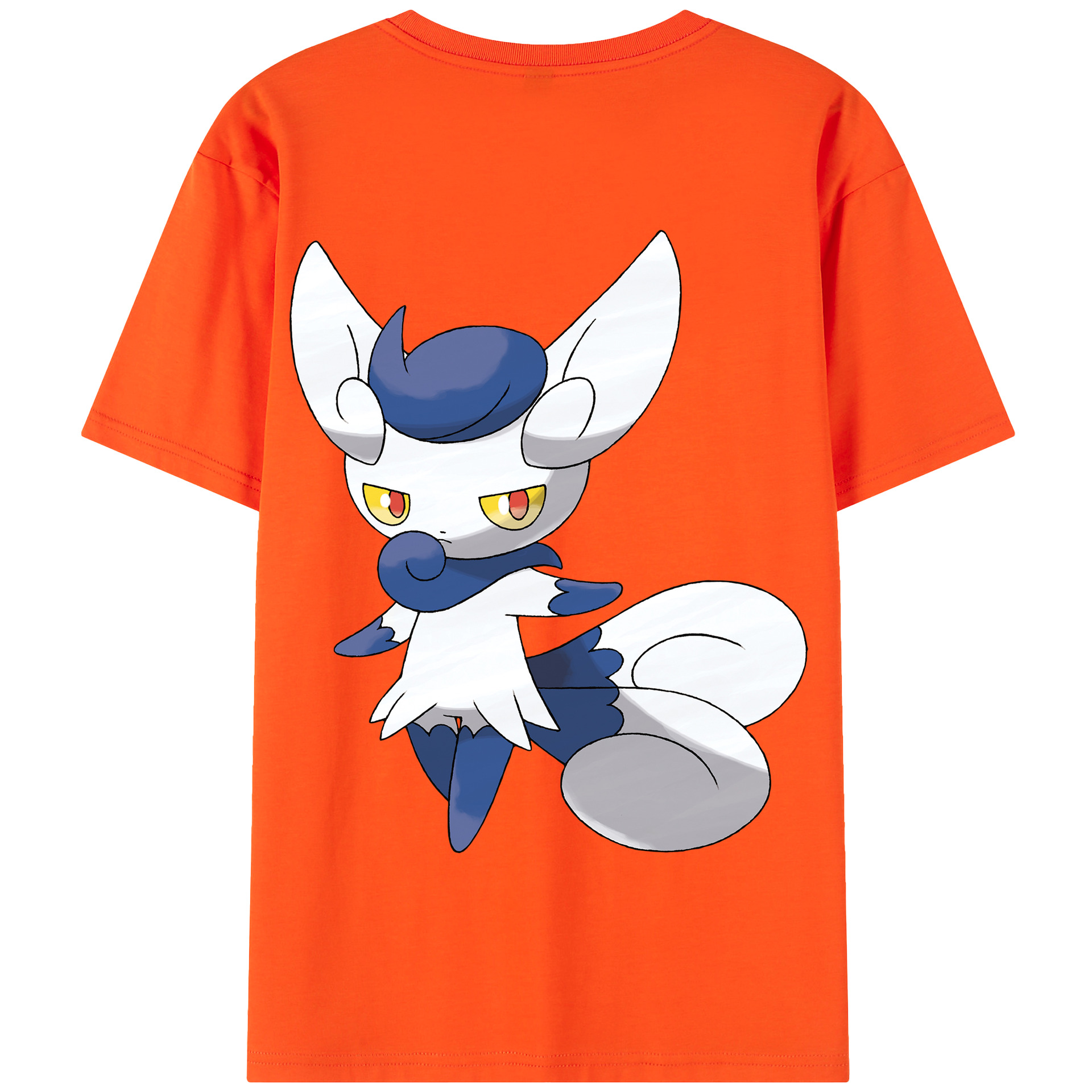 （画像用） ポケットモンスター Pokémon 綿100％半袖Tシャツ（背面プリント）