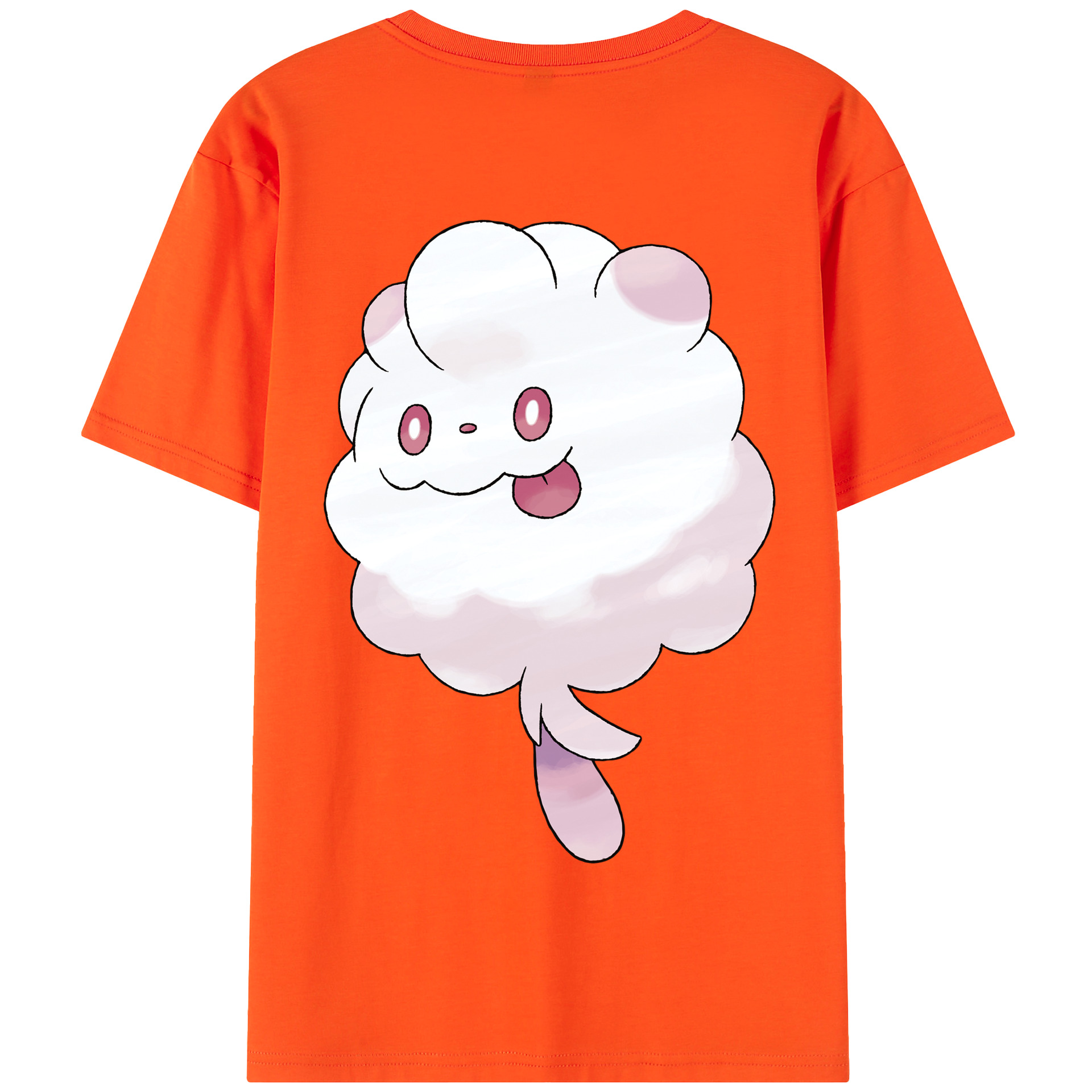（画像用） ポケットモンスター Pokémon 綿100％半袖Tシャツ（背面プリント）