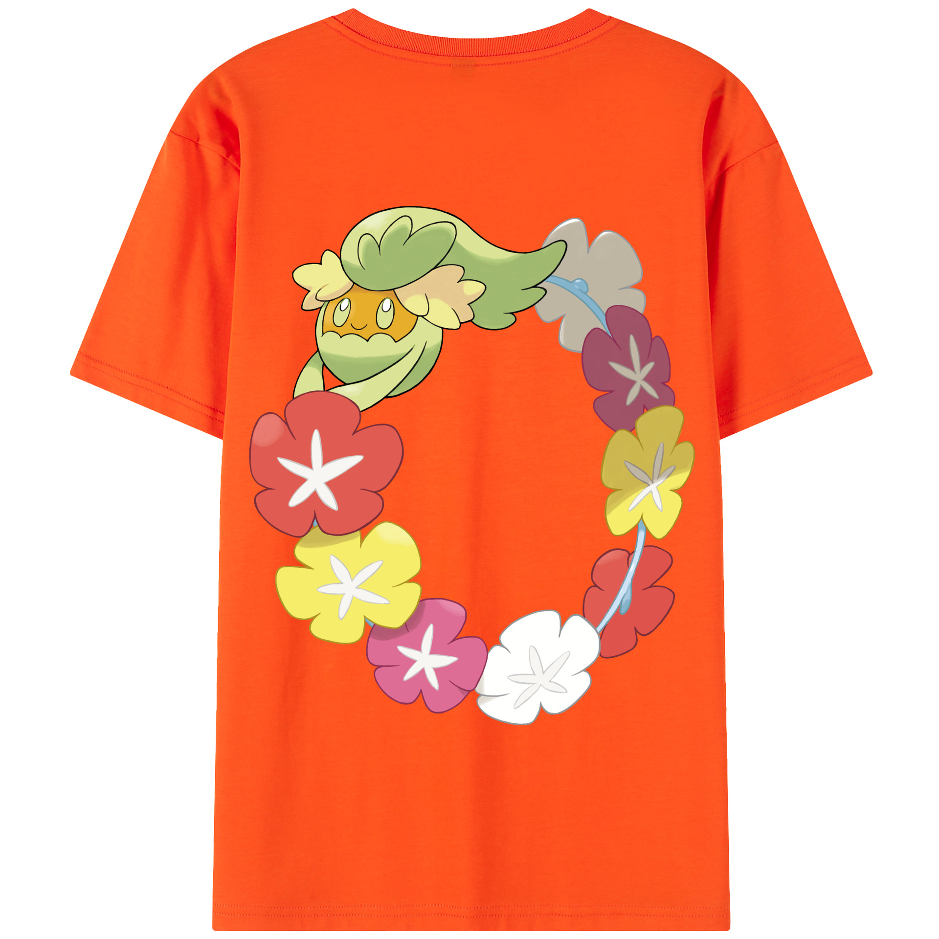 （画像用） ポケットモンスター Pokémon 綿100％半袖Tシャツ（背面プリント）