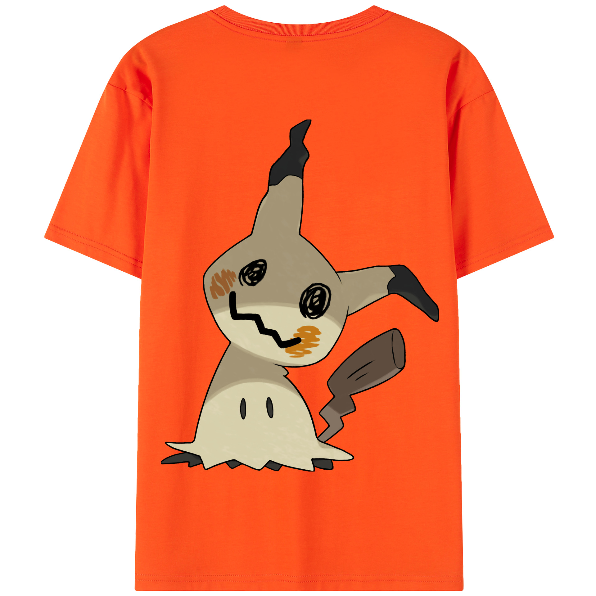 （画像用） ポケットモンスター Pokémon 綿100％半袖Tシャツ（背面プリント）