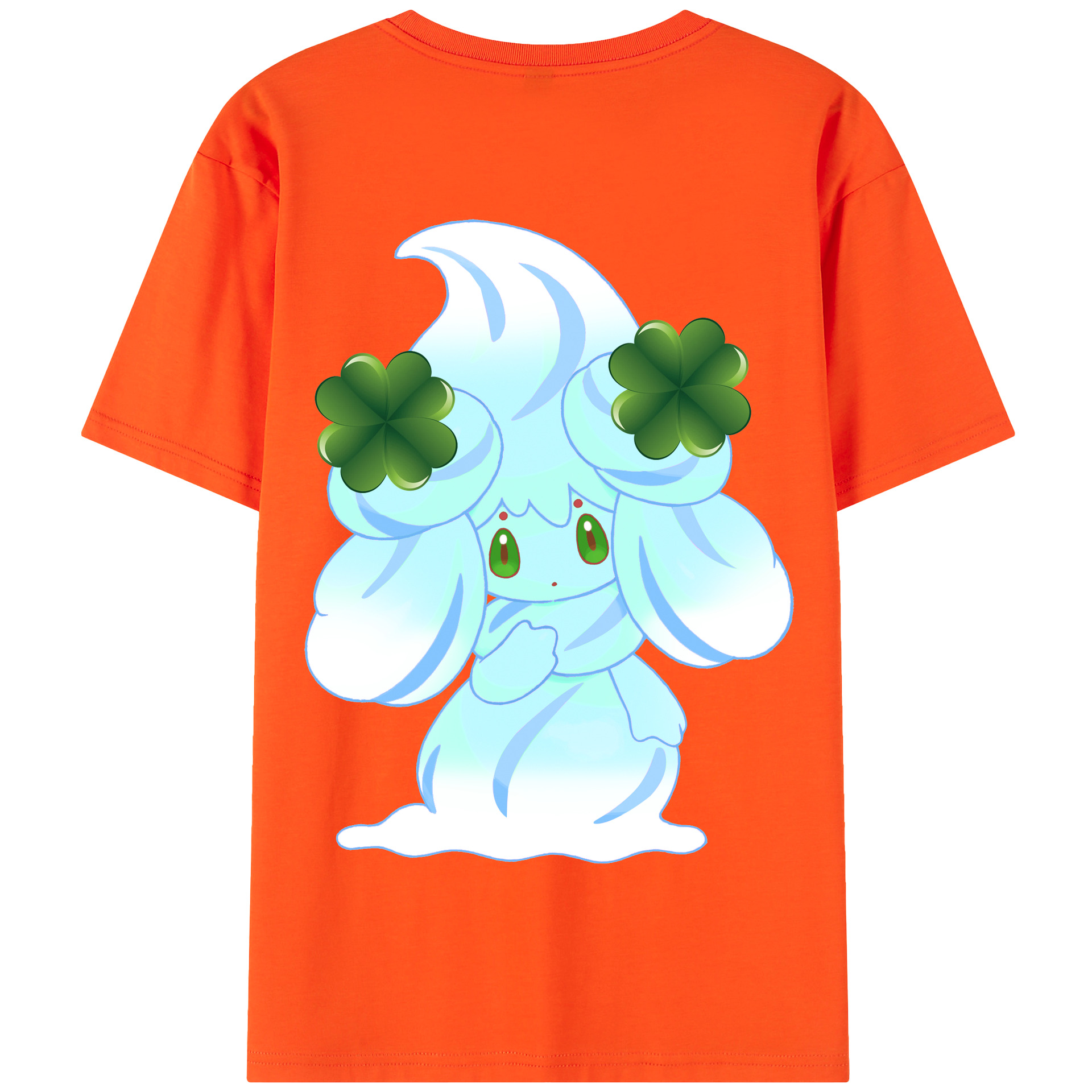 （画像用） ポケットモンスター Pokémon 綿100％半袖Tシャツ（背面プリント）