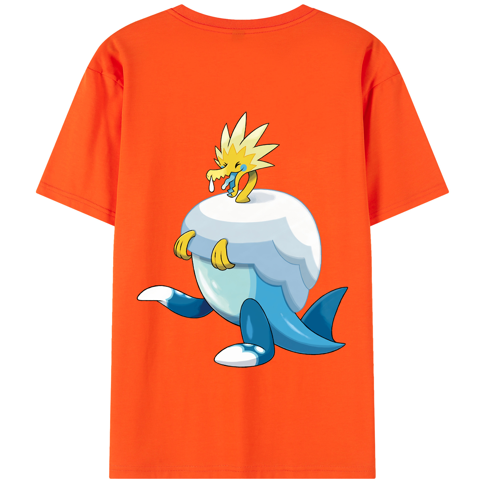 （画像用） ポケットモンスター Pokémon 綿100％半袖Tシャツ（背面プリント）